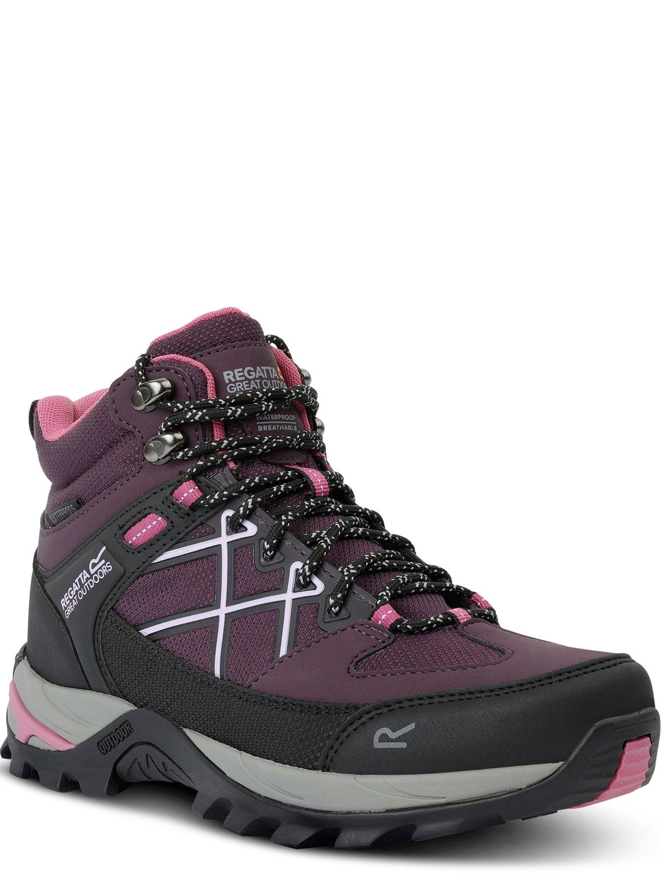 Image 4 of 7 of Regatta Womens Lady Samaris III Waterproof Walking Boot - Purple