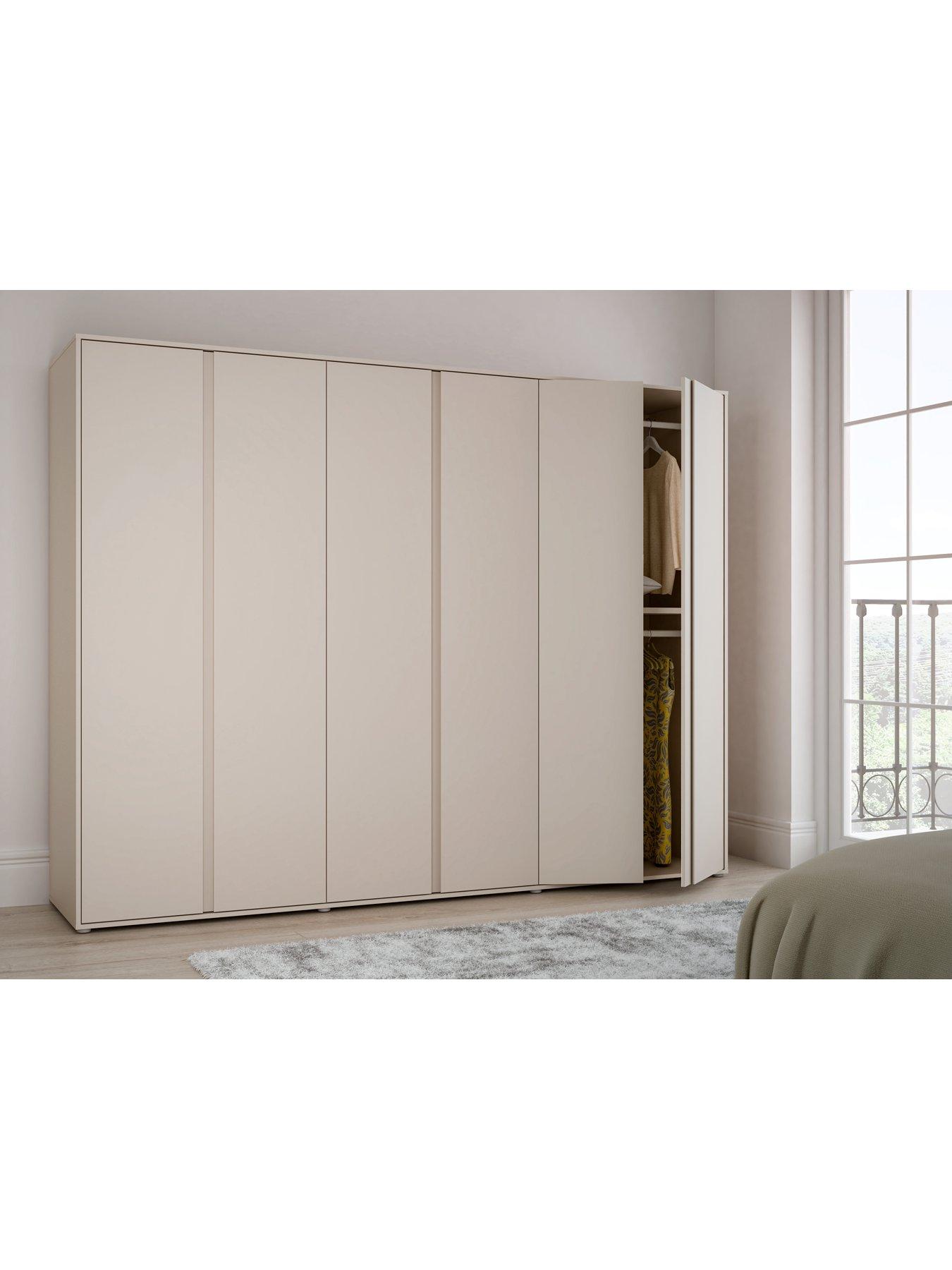 The Very Collection Lisson 6 Door Wardrobe - Oatmeal - FSC® Certified