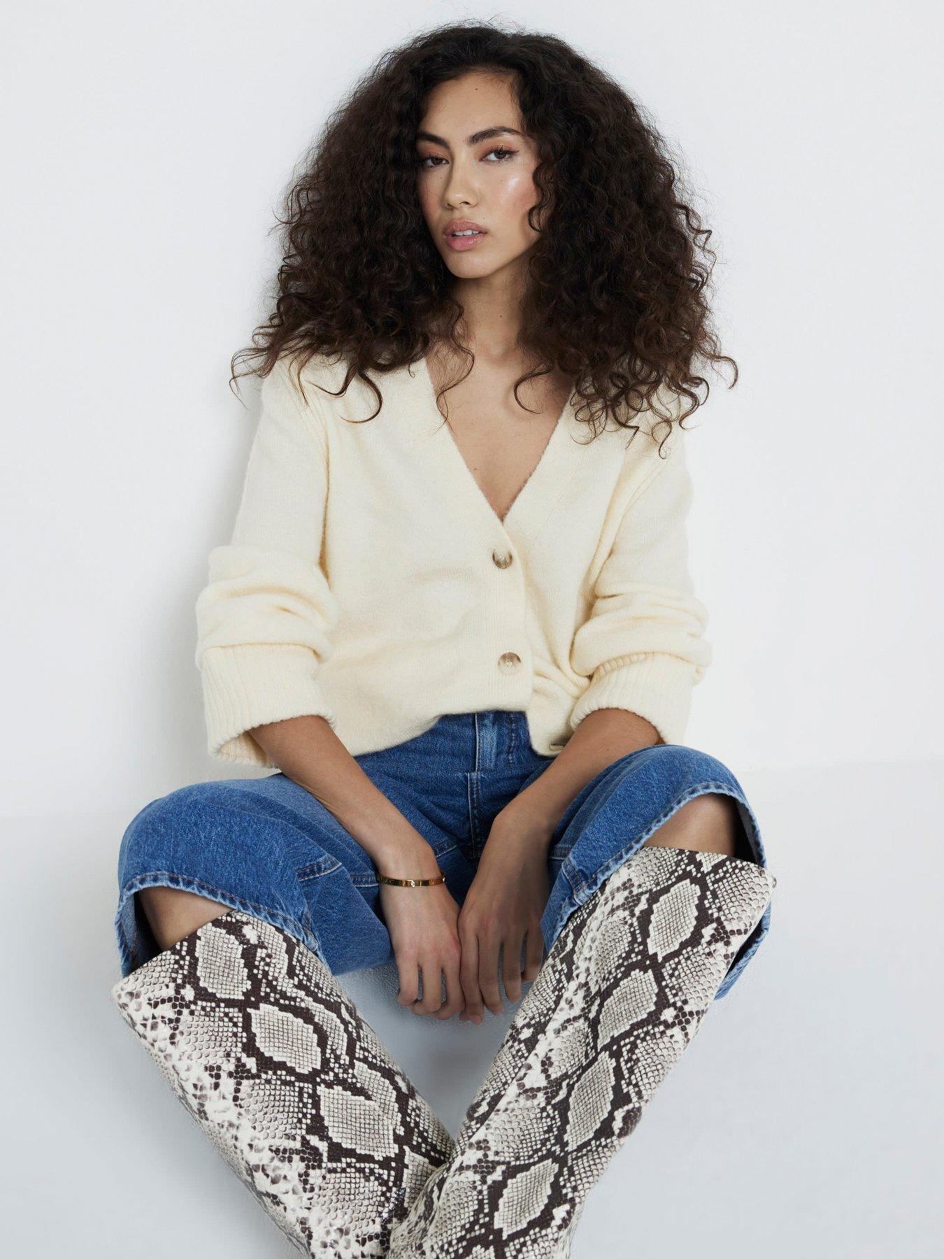 river-island-midi-length-button-cardigan-creamoutfit