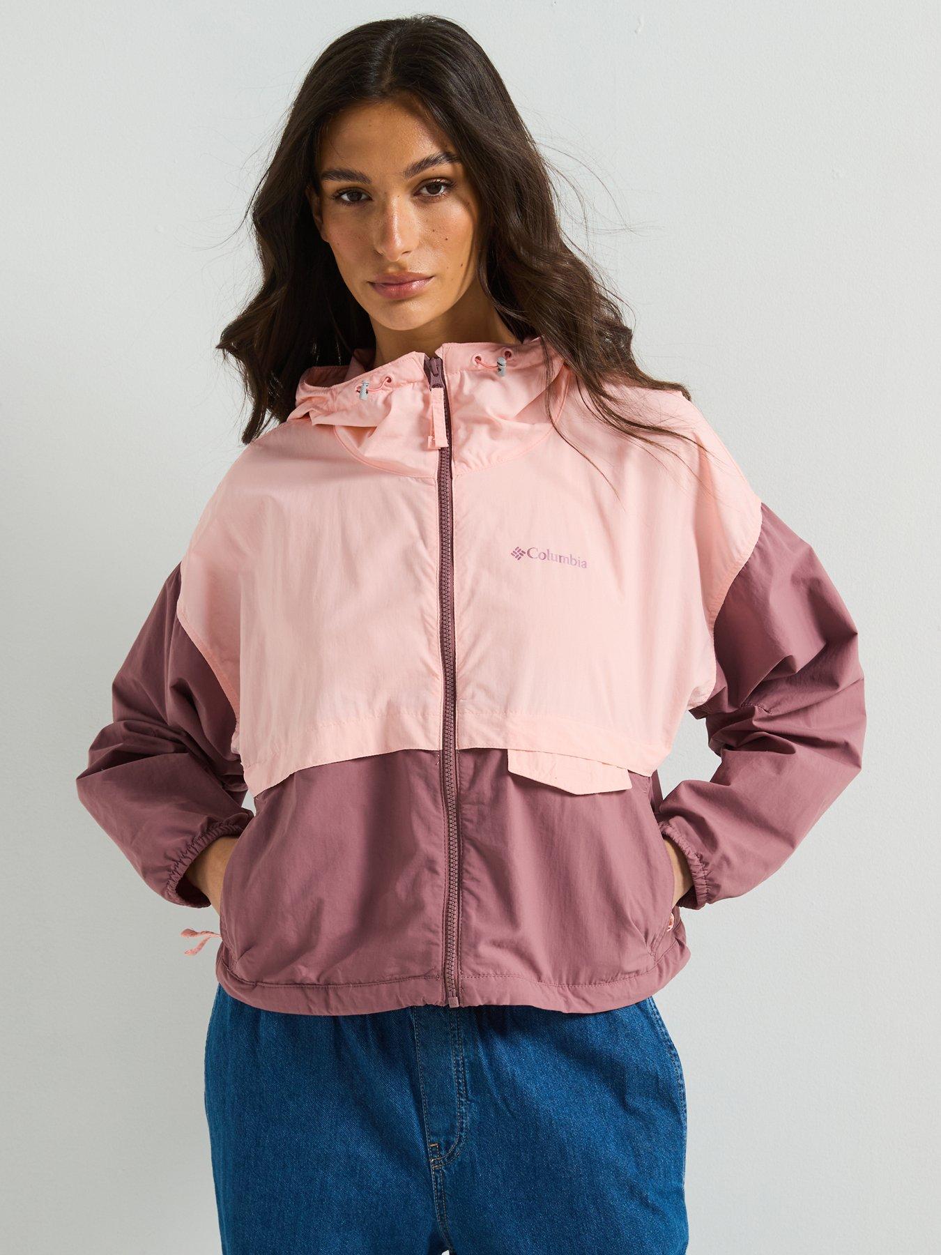 Columbia Women's Spire Valley Cropped Windbreaker - Pink