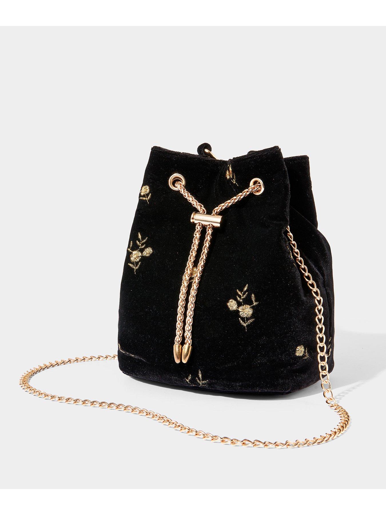 joe-browns-evening-rose-velvet-bag-blackstillFront