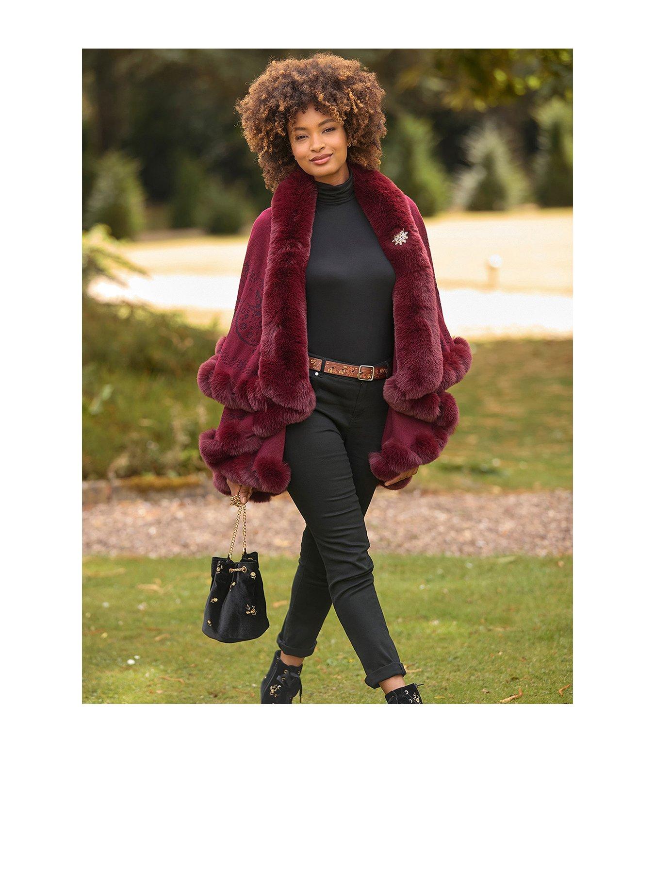 joe-browns-faux-fur-wrap-red