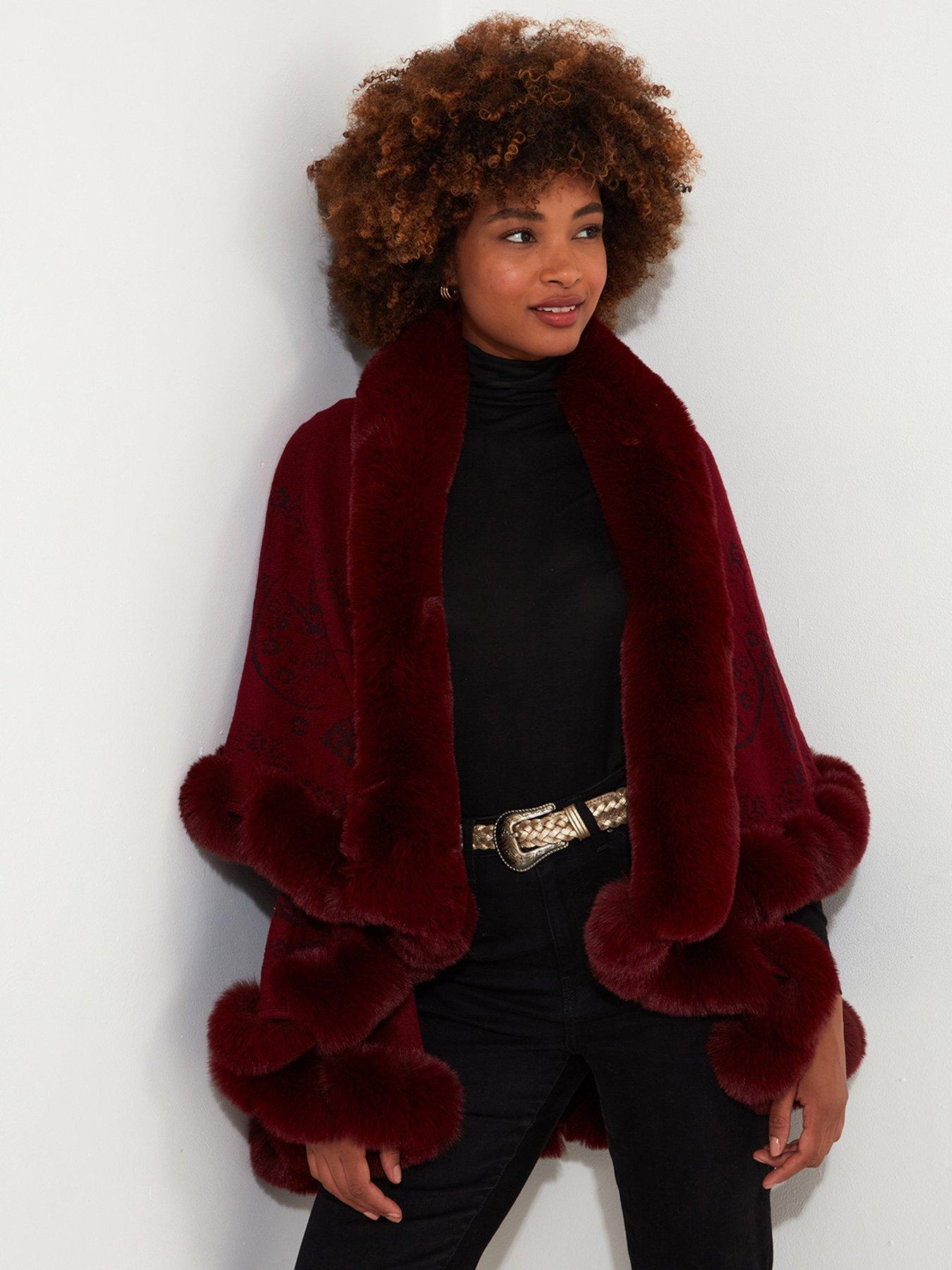 joe-browns-faux-fur-wrap-redstillFront