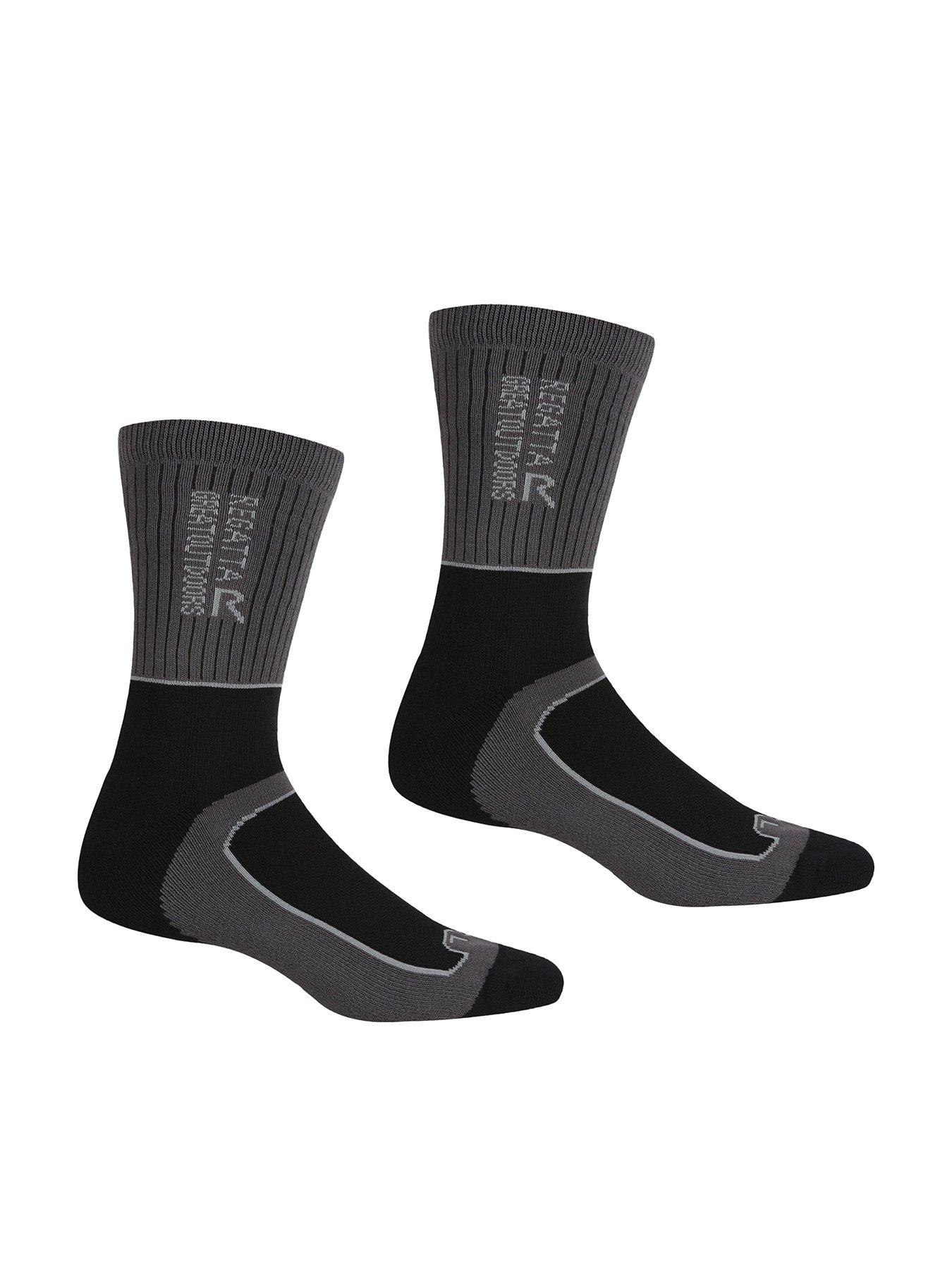 regatta-mens-samaris-2-walking-socks-black