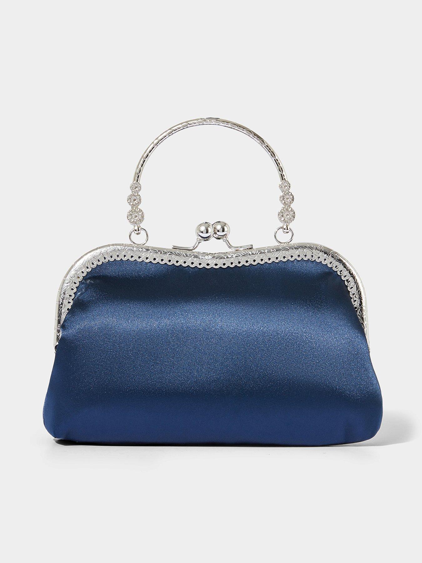 Gatsby Shimmer Occasion Bag Blue