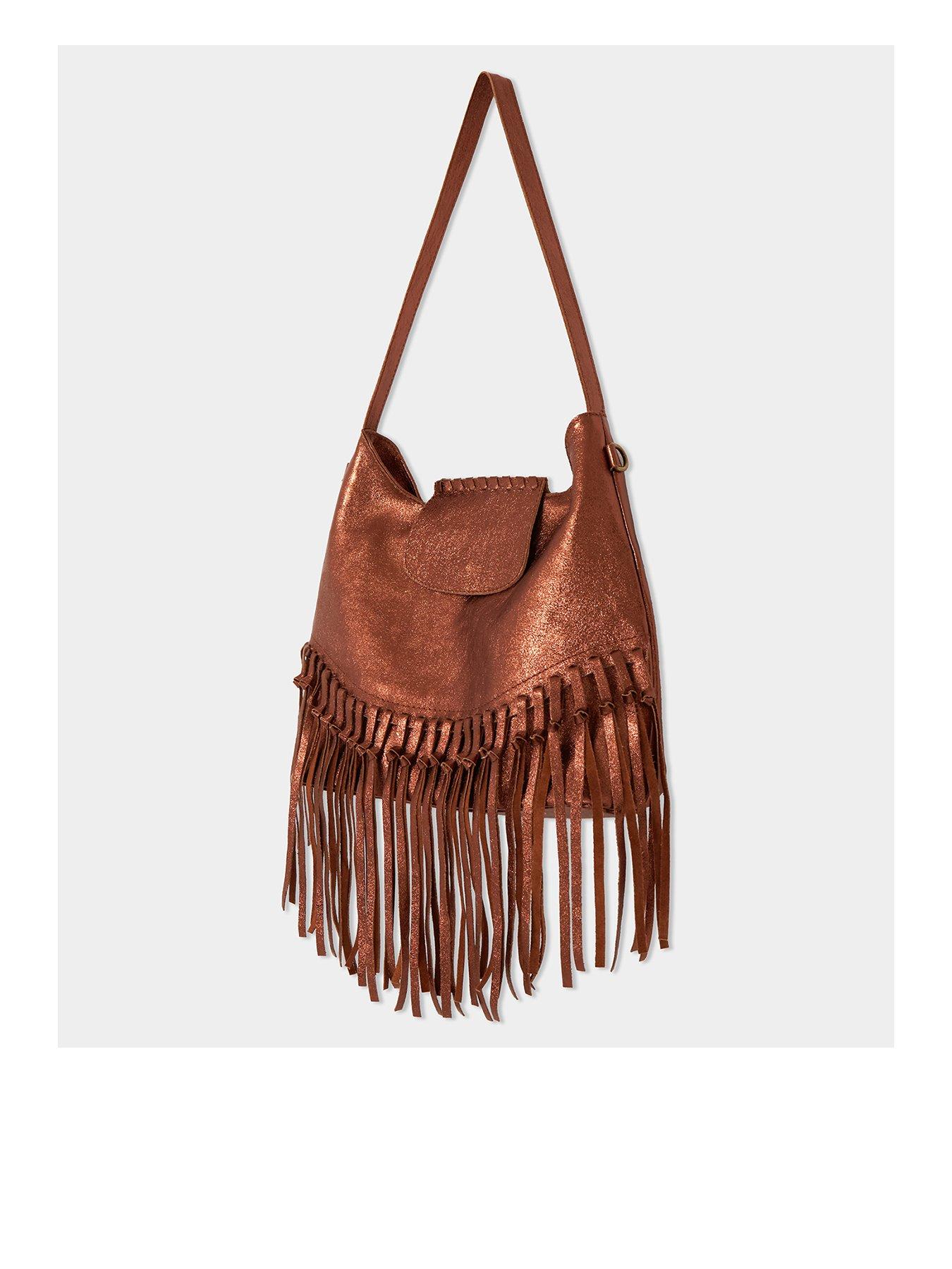 joe-browns-jaipur-shimmer-leather-tassel-bag-bronzeback