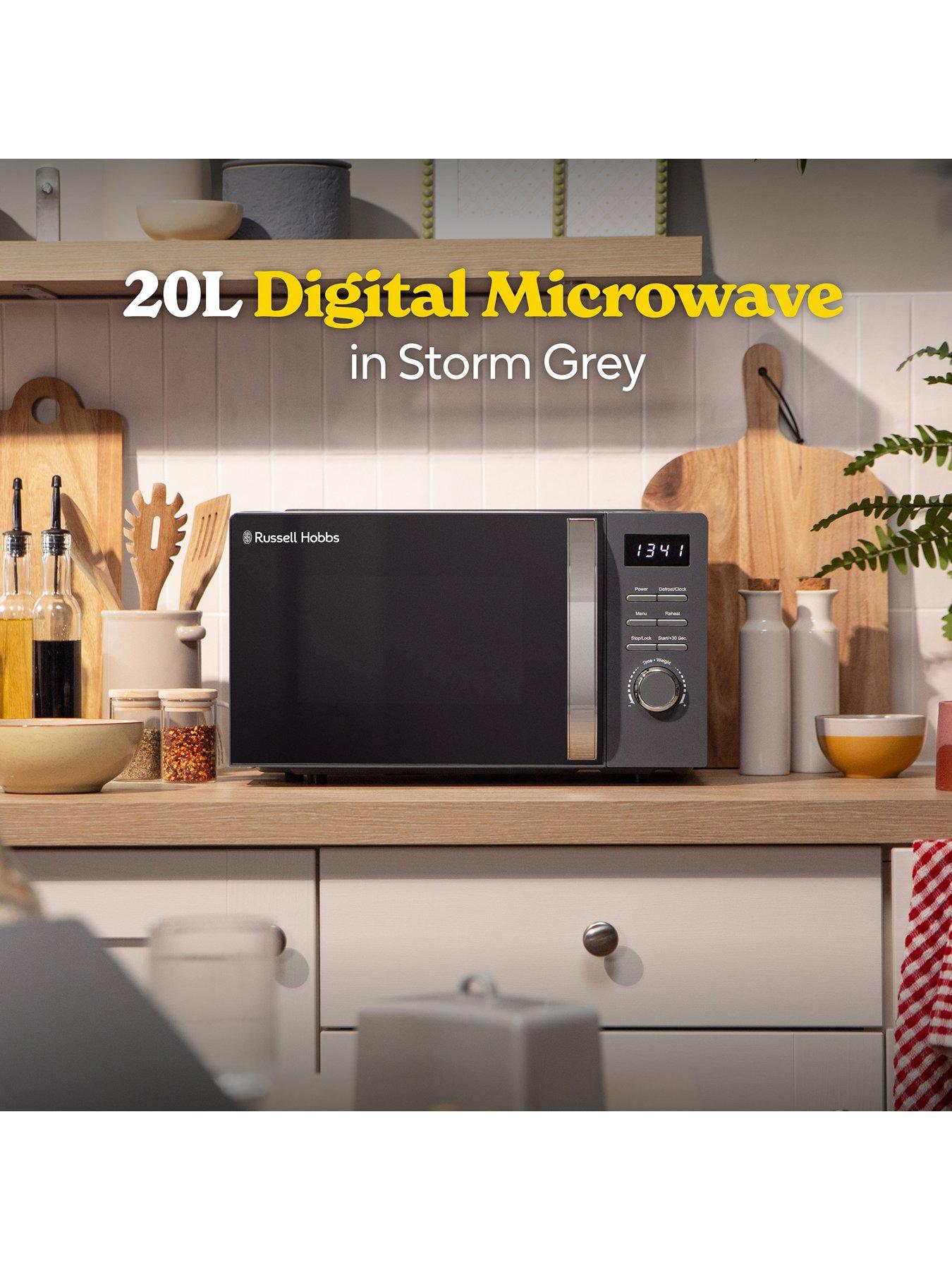 Image 4 of 7 of Russell Hobbs Russell Hobbs 20 Litre Digital Microwave- Grey
