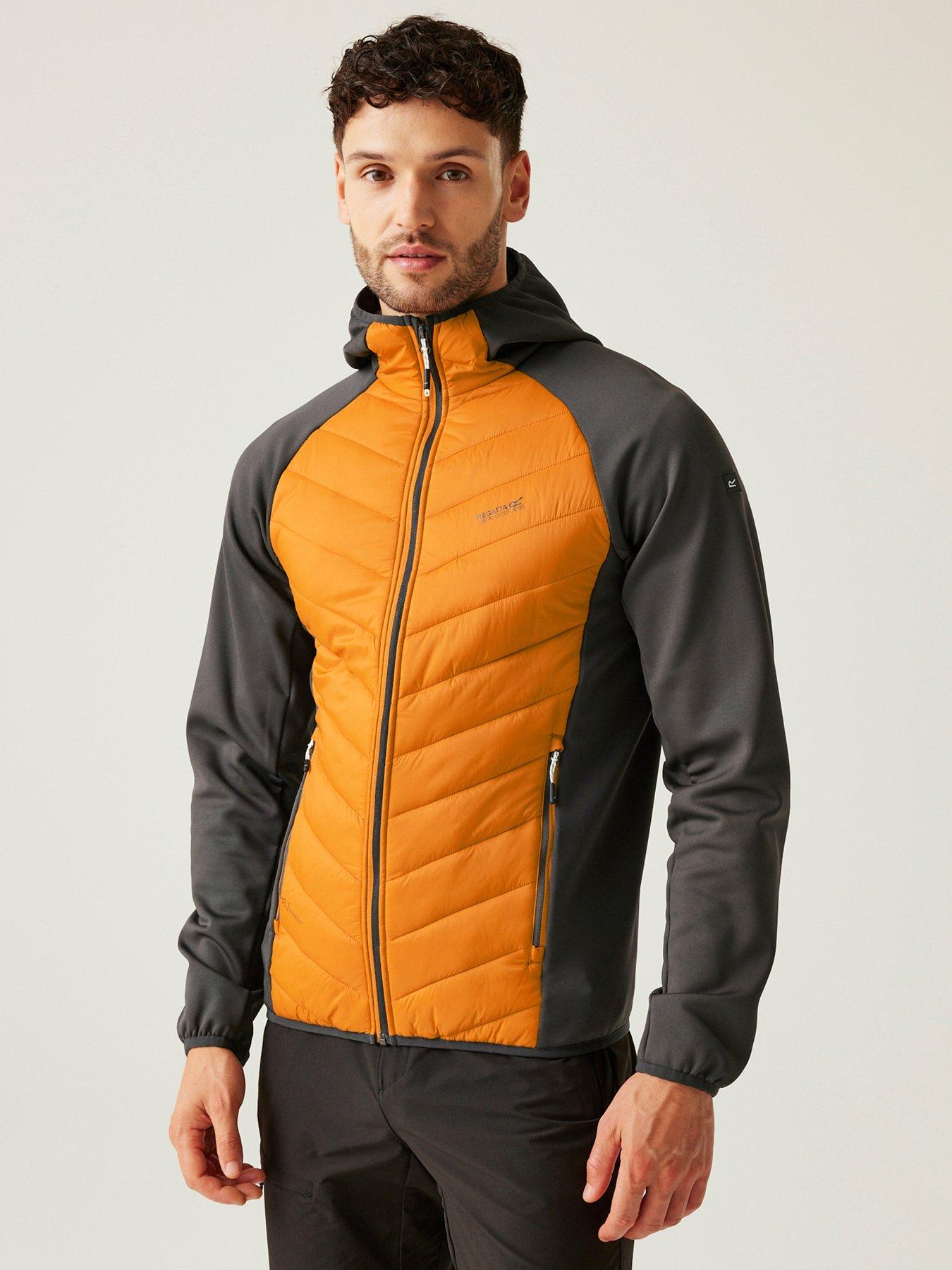 regatta-mens-andreson-viii-hybrid-hooded-baffle-jacket-orange