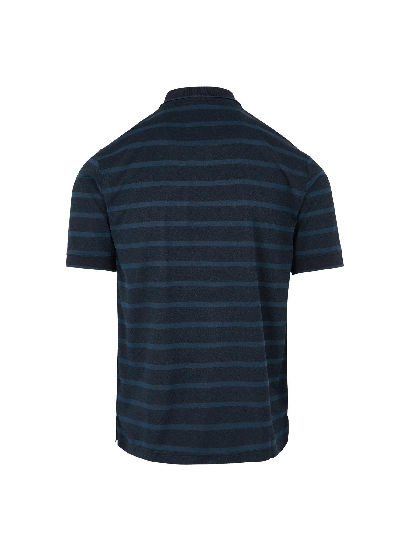 Image 6 of 6 of Regatta Men's Kildra Striped Polo Shirt- Navy