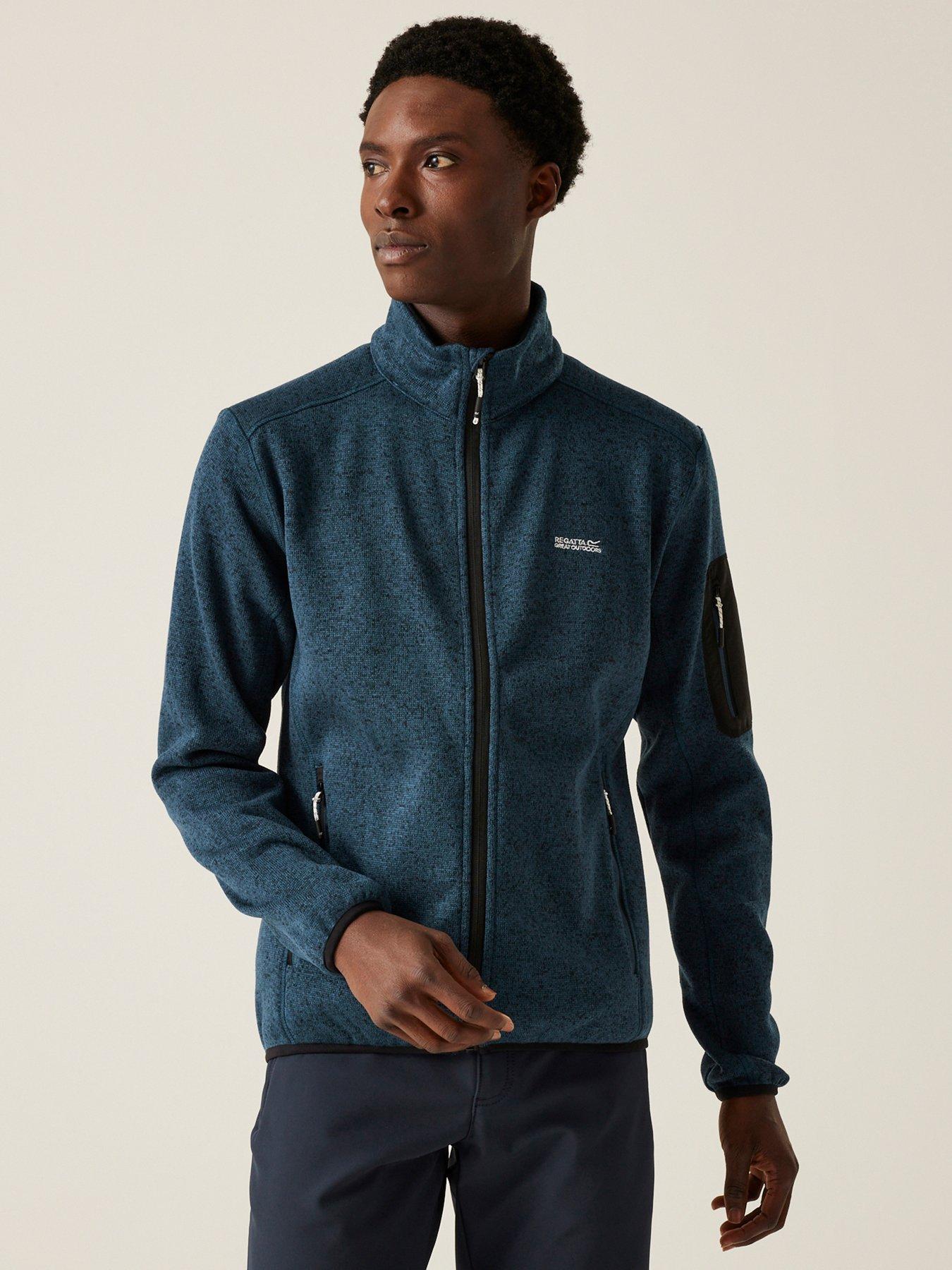 Regatta Mens Newhill Full Zip Fleece - Navy