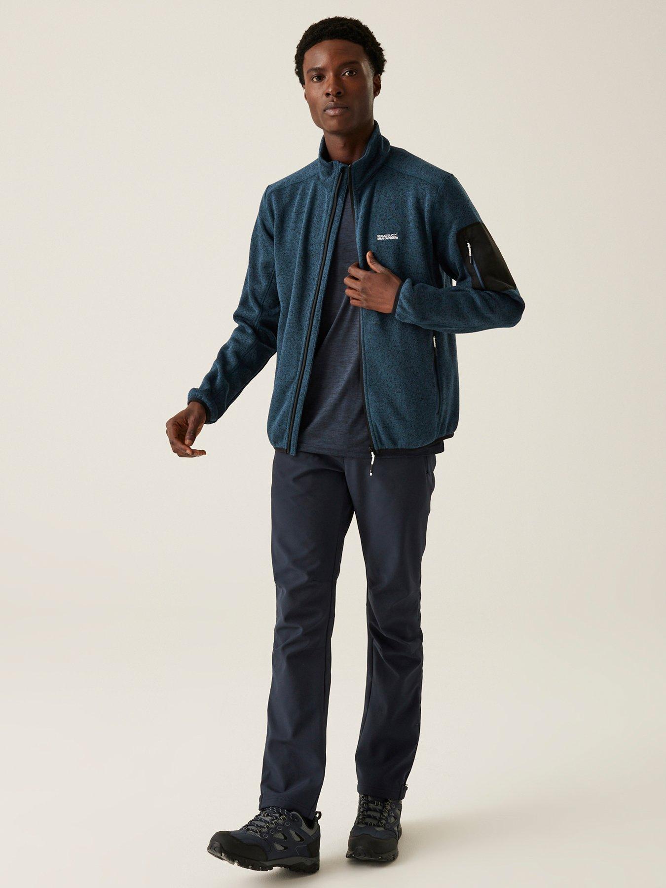 Image 3 of 6 of Regatta Mens Newhill Full Zip Fleece - Navy
