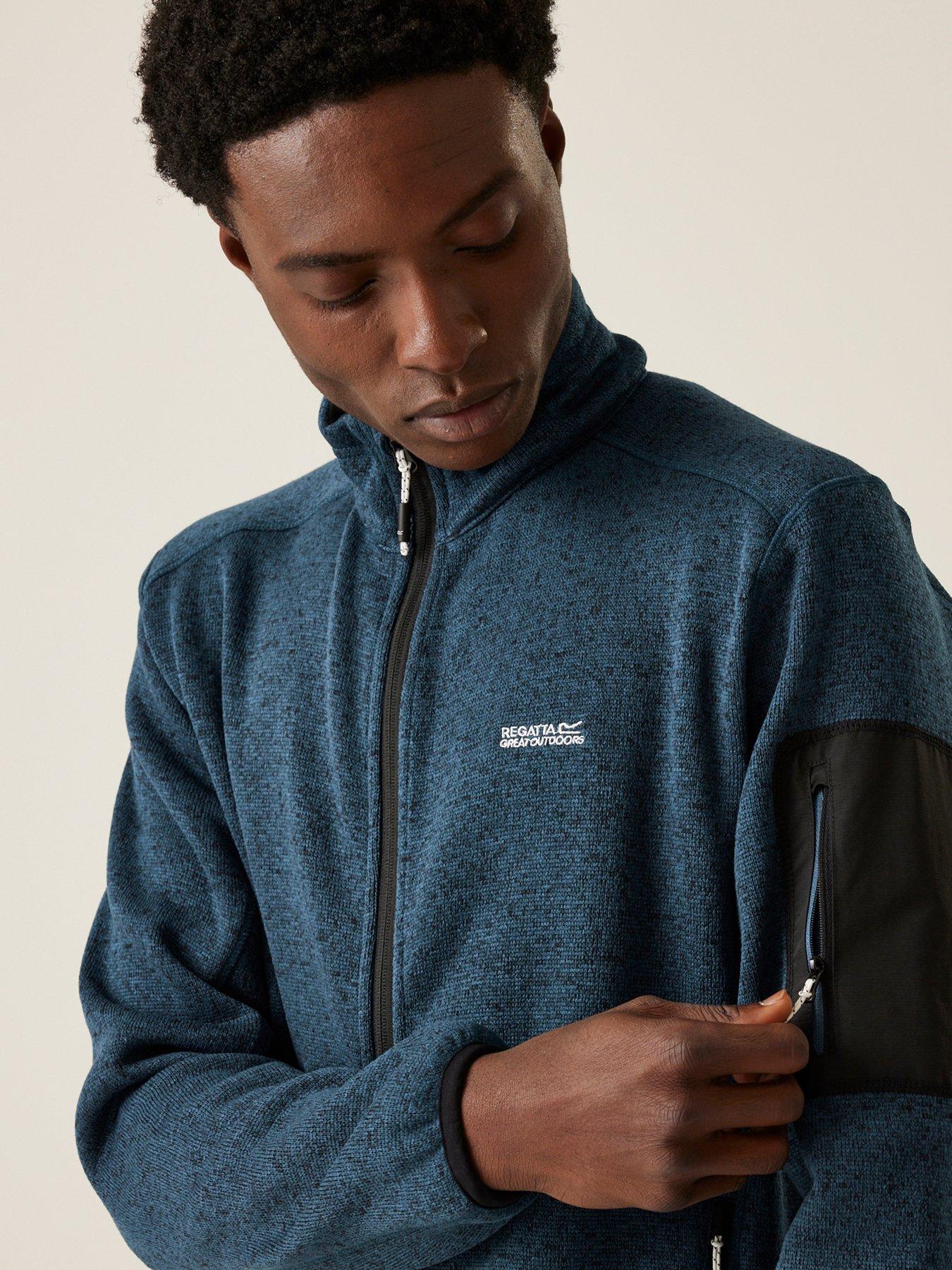 Image 4 of 6 of Regatta Mens Newhill Full Zip Fleece - Navy