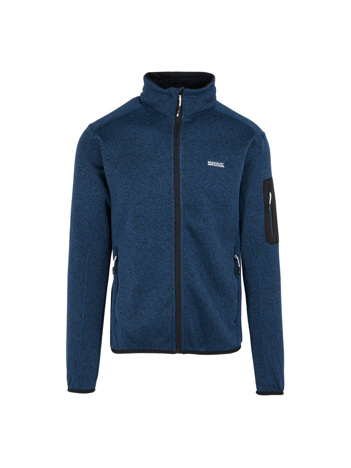 Image 5 of 6 of Regatta Mens Newhill Full Zip Fleece - Navy