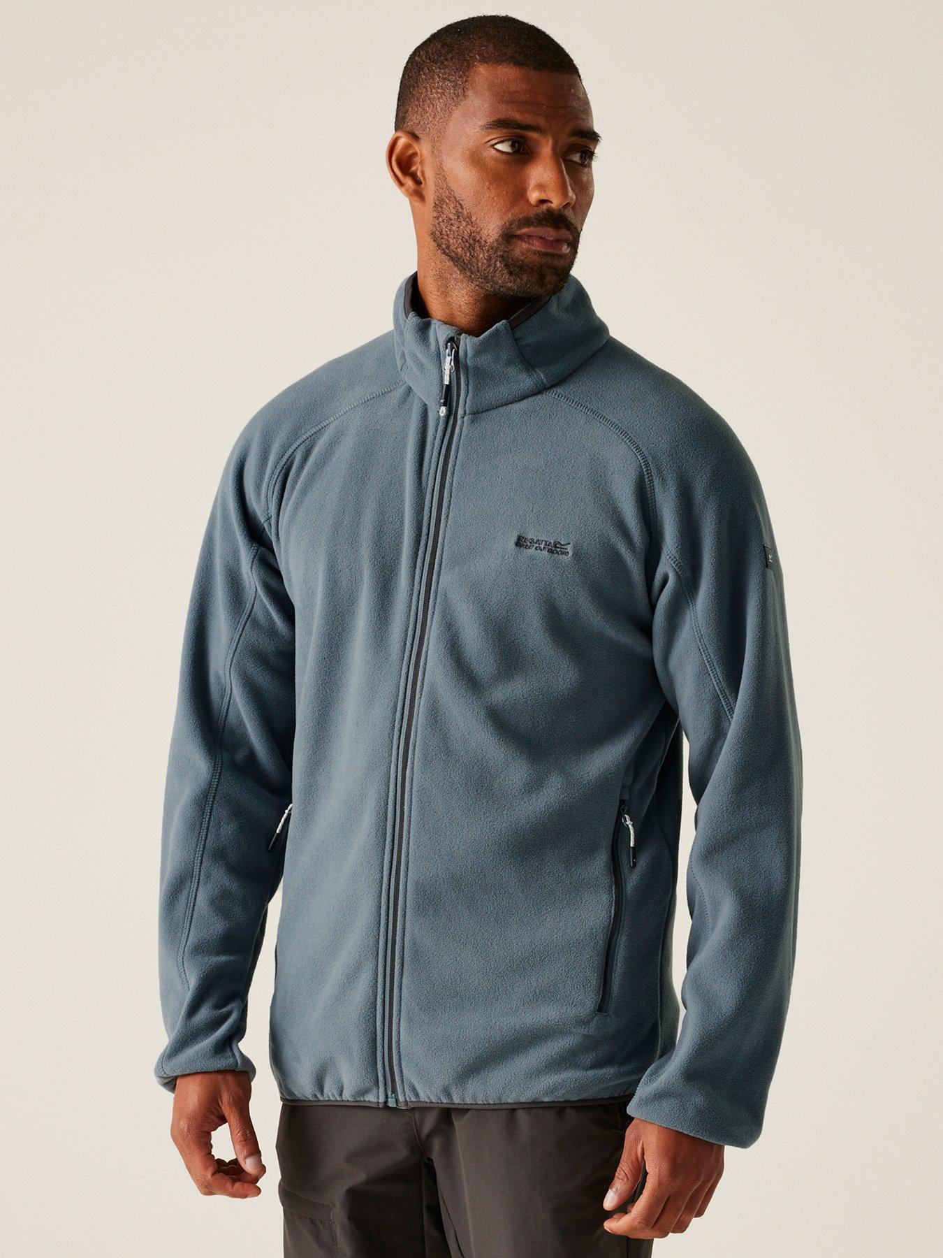 Image 1 of 6 of Regatta Mens Hadfield Full Zip Fleece- Grey