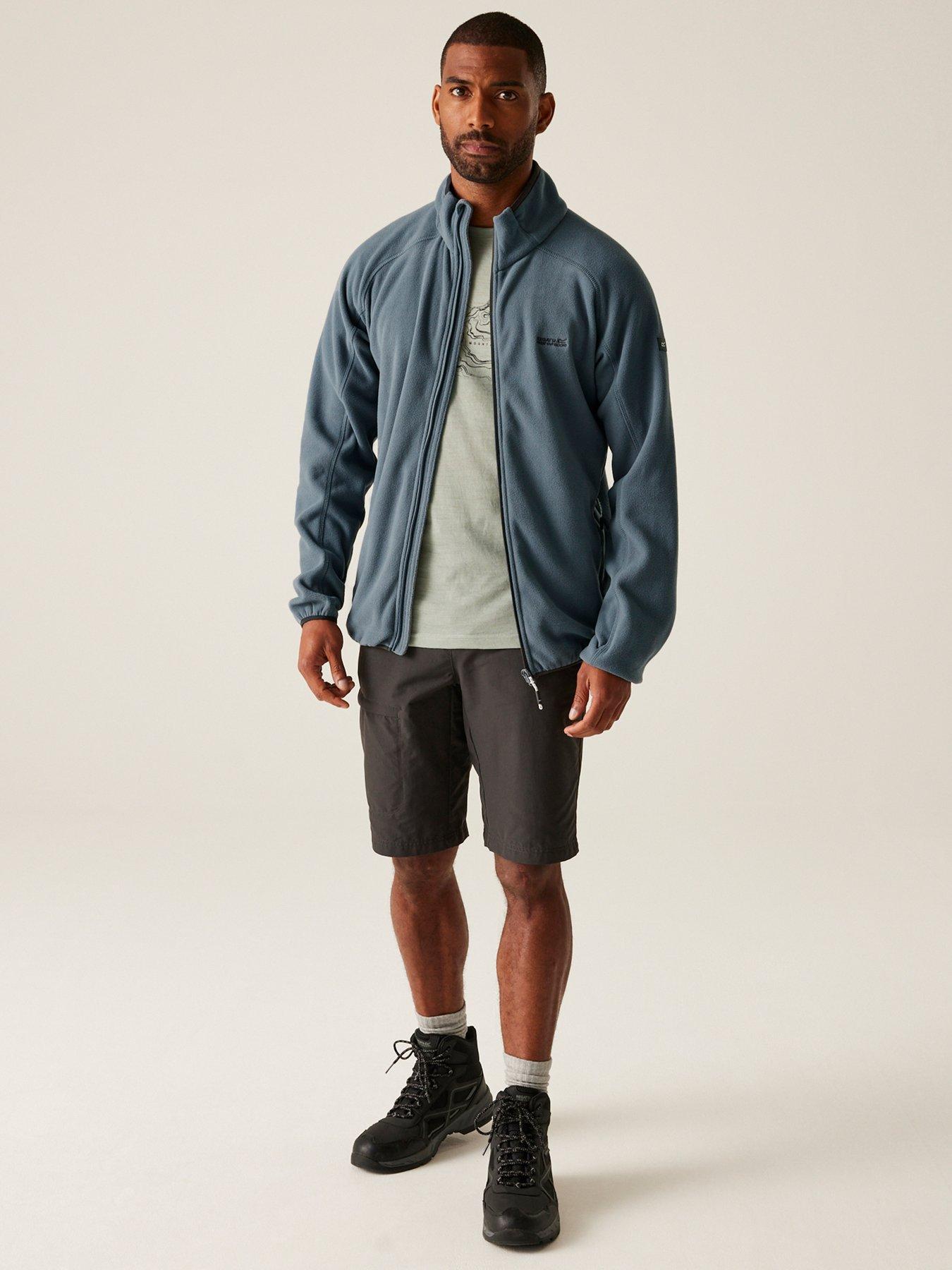 Image 3 of 6 of Regatta Mens Hadfield Full Zip Fleece- Grey