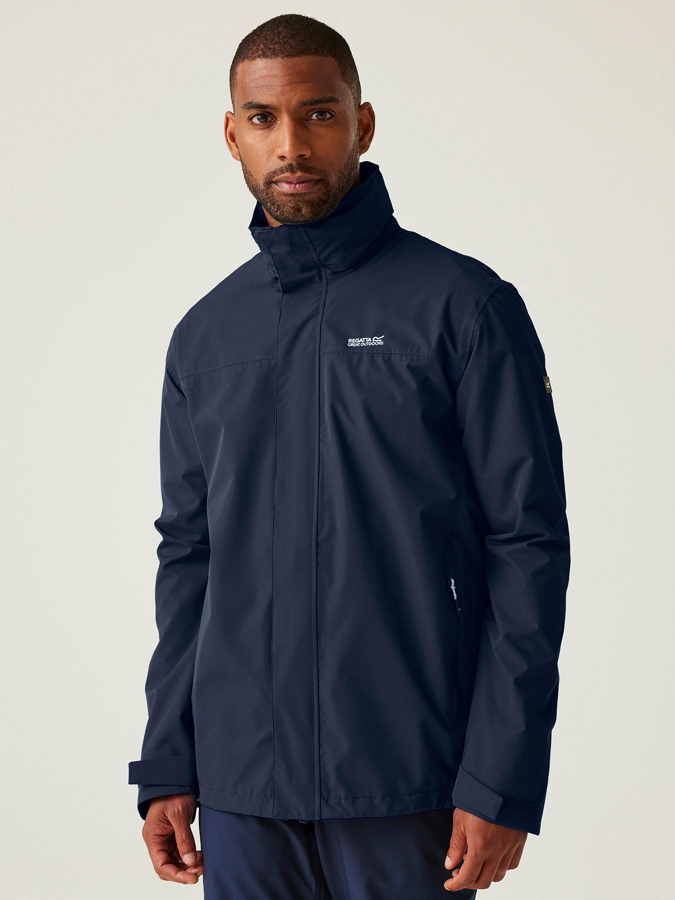 regatta-mens-matt-waterproof-shell-jacket--navyfront
