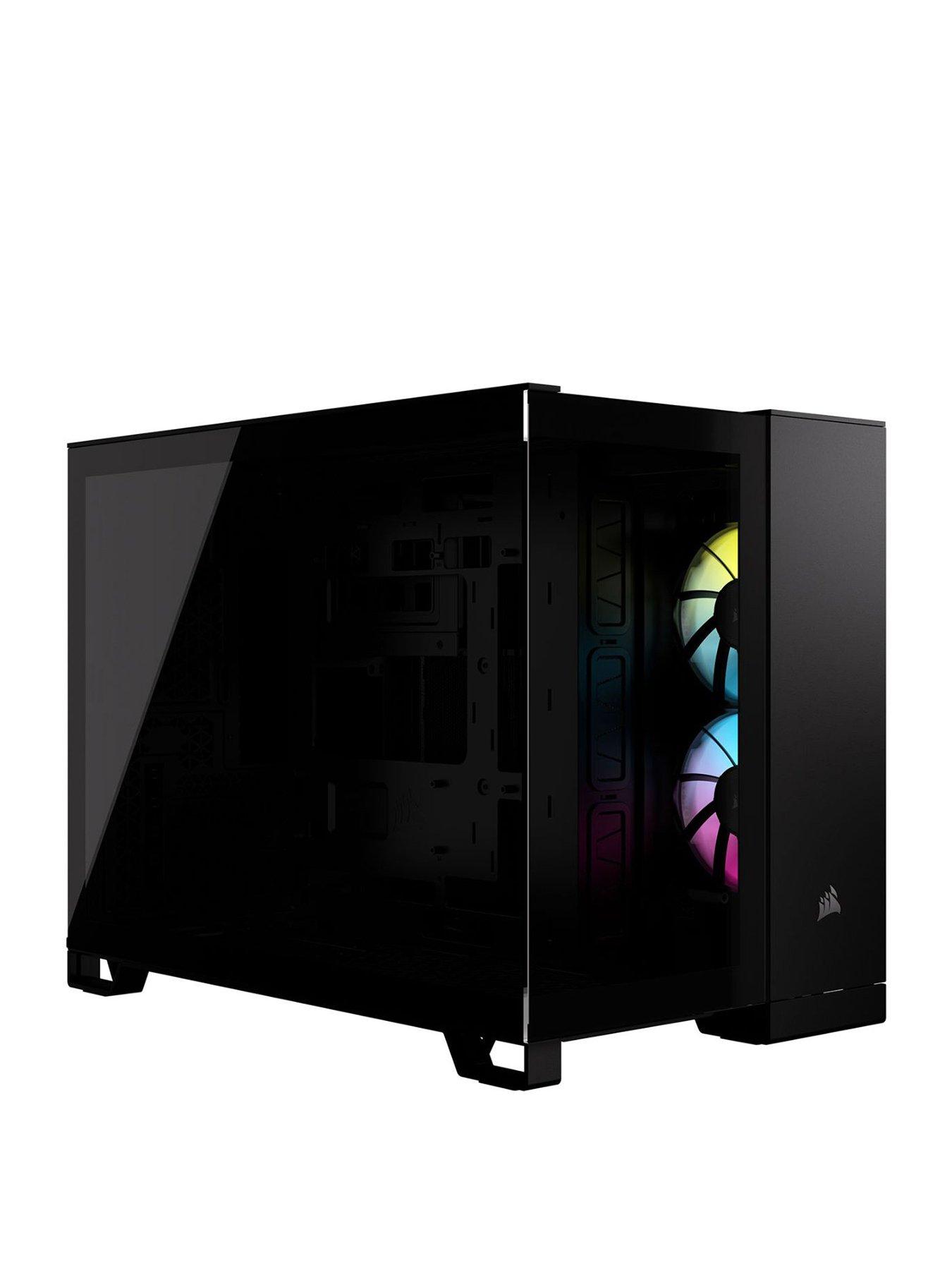 corsair-2500x-linknbsptempered-glass-micro-atx-dual-chambernbspmid-tower-pc-case-black