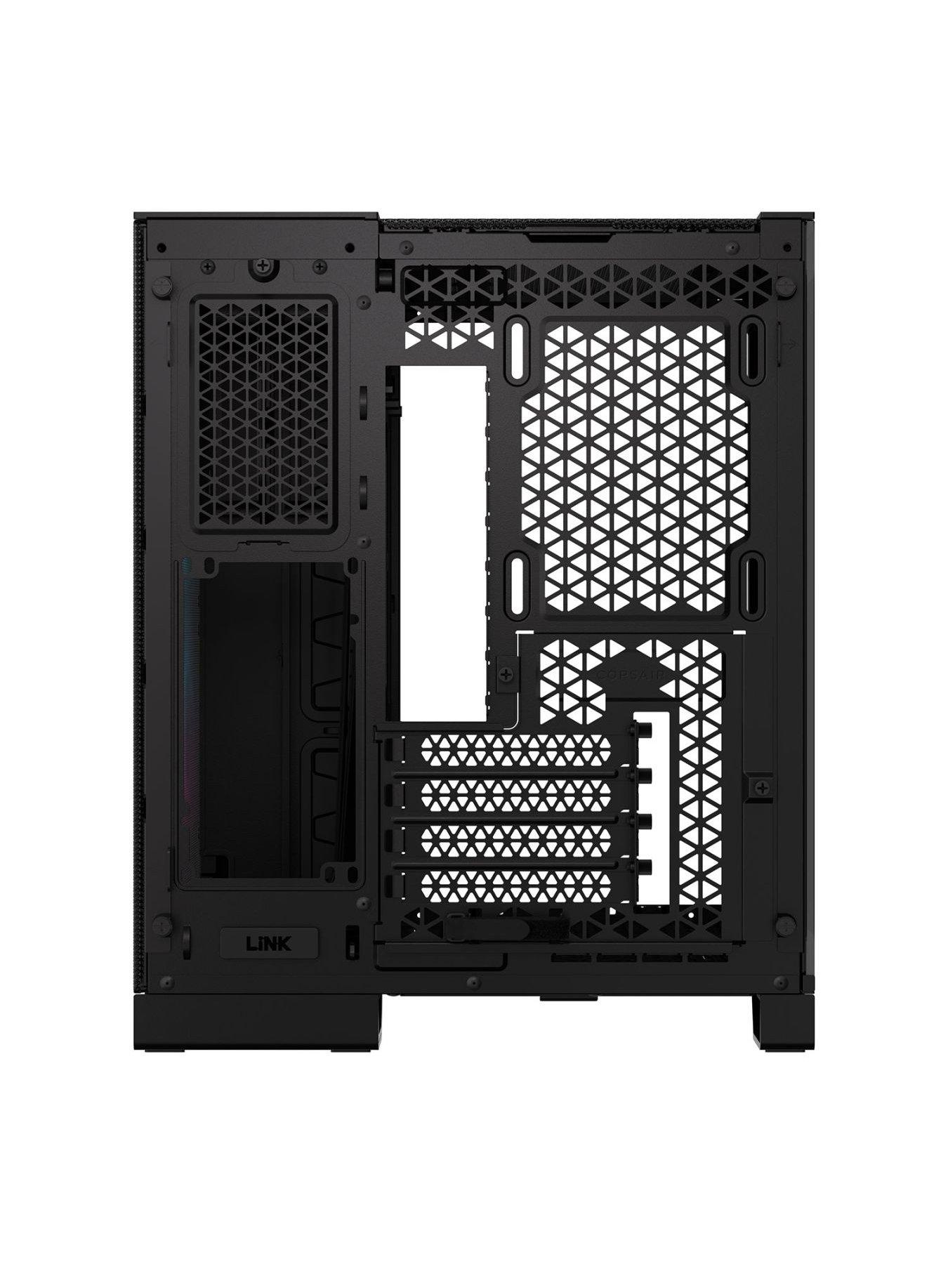 corsair-2500x-linknbsptempered-glass-micro-atx-dual-chambernbspmid-tower-pc-case-blackoutfit