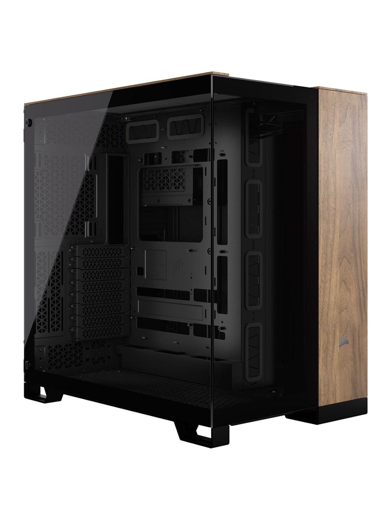 corsair-6500x-tempered-glass-mid-tower-pc-case-blackwalnut-wood