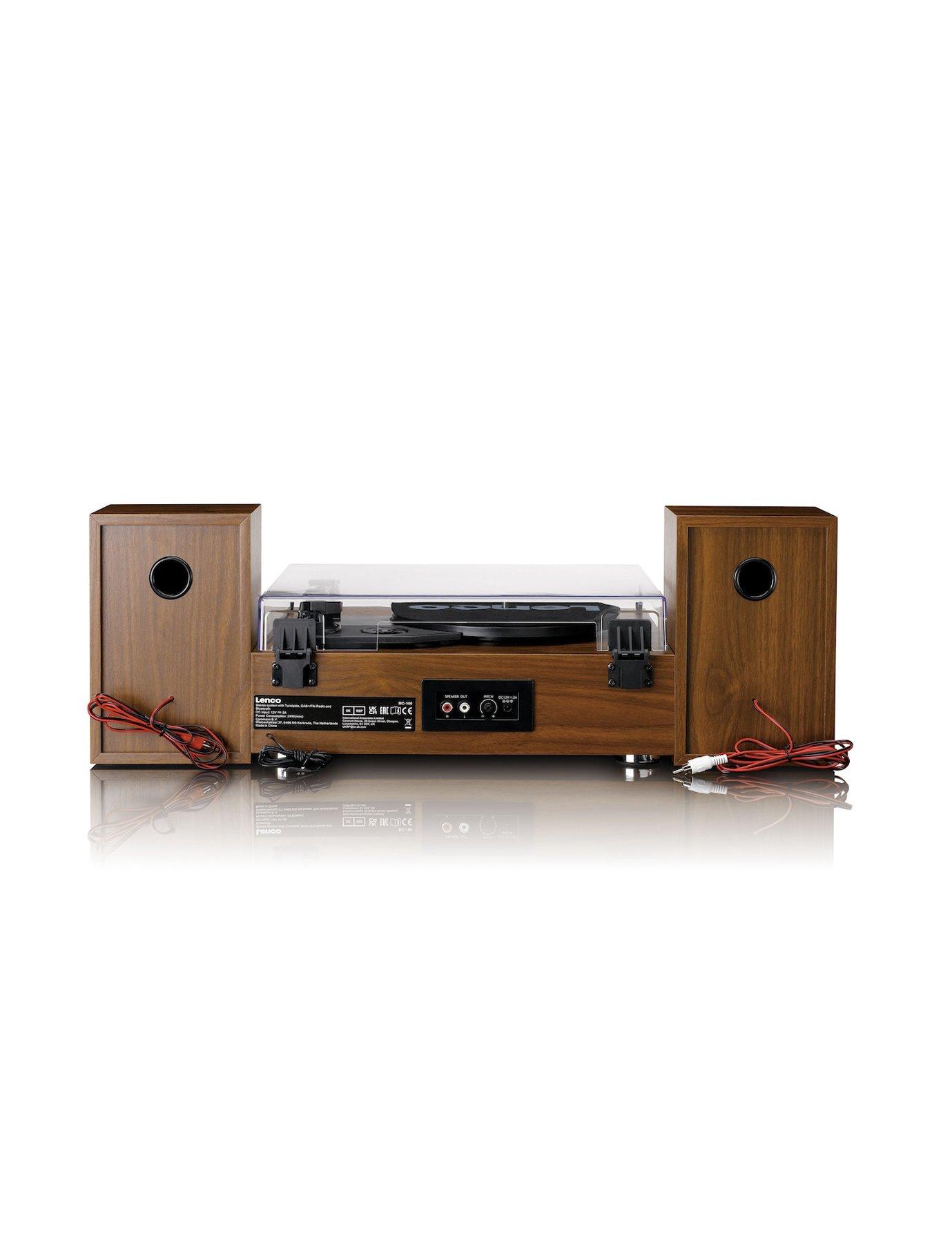 Image 4 of 7 of Lenco Lenco MC-160WD, Turntable with Bluetooth and Speakers, Wood