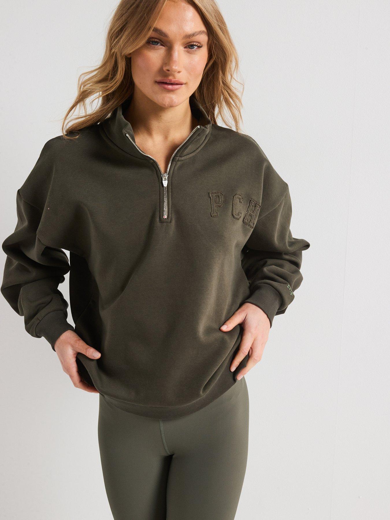 peach-fit-womens-elsa-zip-neck-sweatshirt-khaki