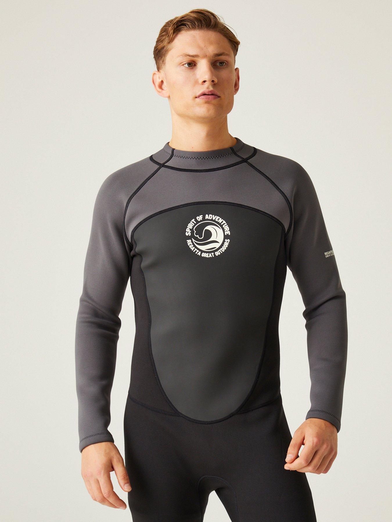 Image 1 of 6 of Regatta Mens Full Wetsuit -black