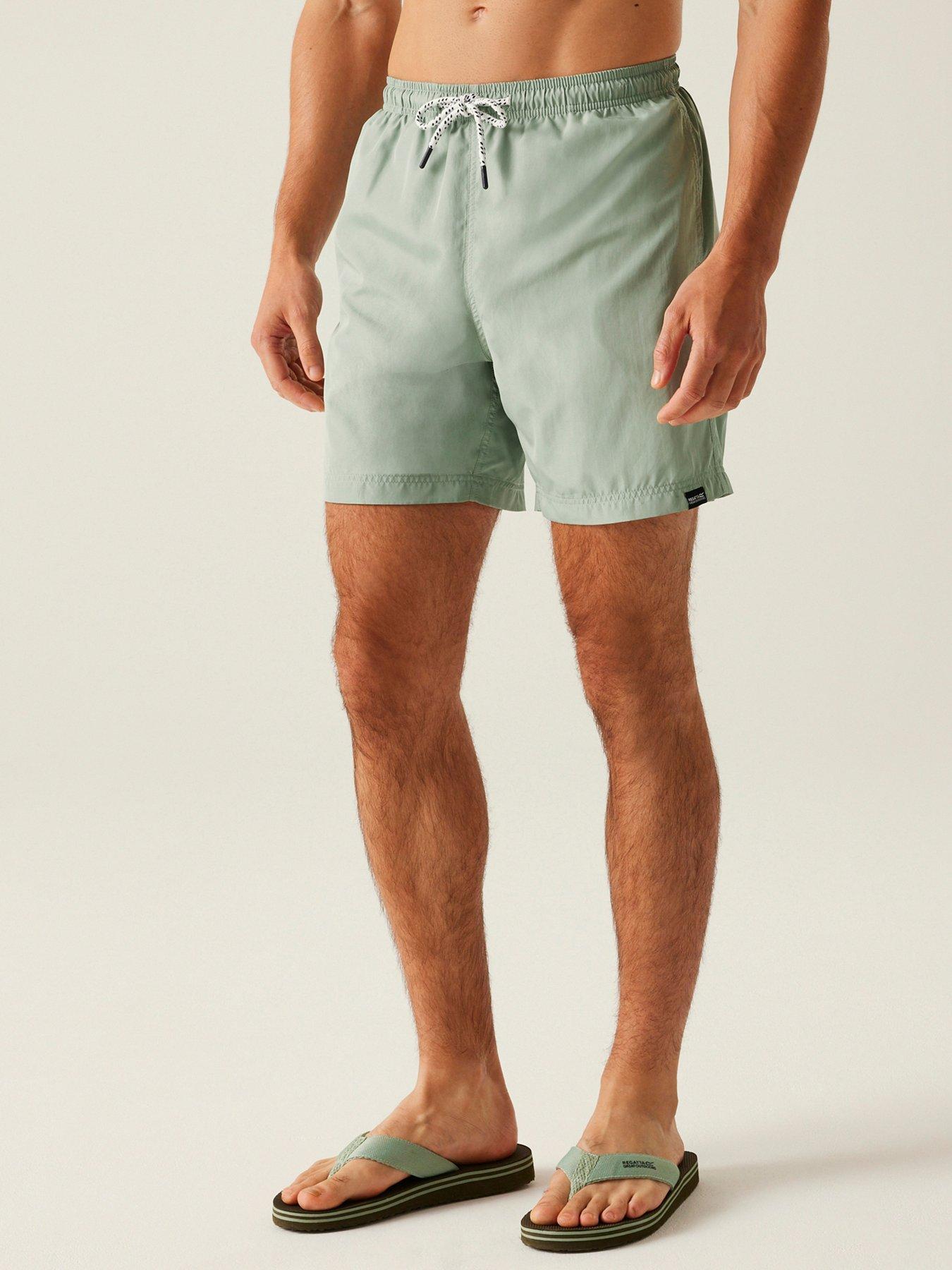 Image 1 of 6 of Regatta Mens Mackley Swimming Shorts - Green