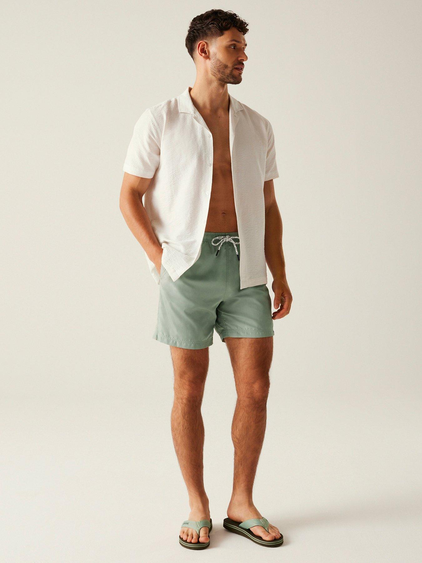 Image 3 of 6 of Regatta Mens Mackley Swimming Shorts - Green