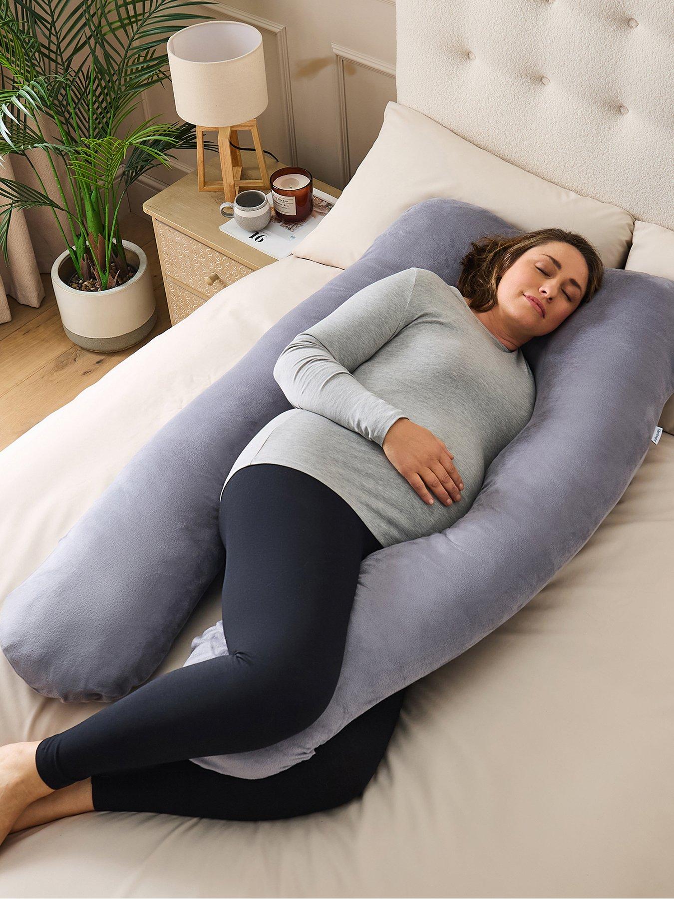 silentnight-pregnancy-u-shape-body-support-pillow-with-removeable-washable-cover-140cm-x-70cm