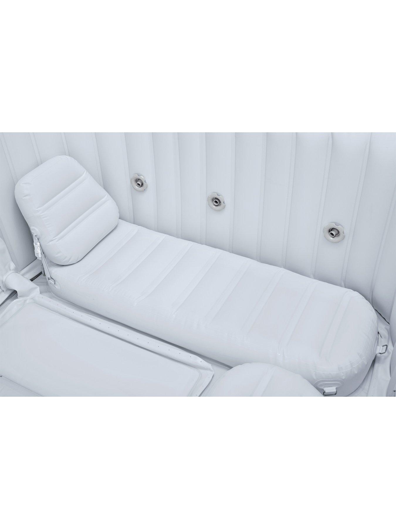 Image 6 of 7 of Lay-Z-Spa Maldives MaxHold EnergySense Smart Luxe HydroJet Pro 7 Burgundy Square (5-7 Adults)
