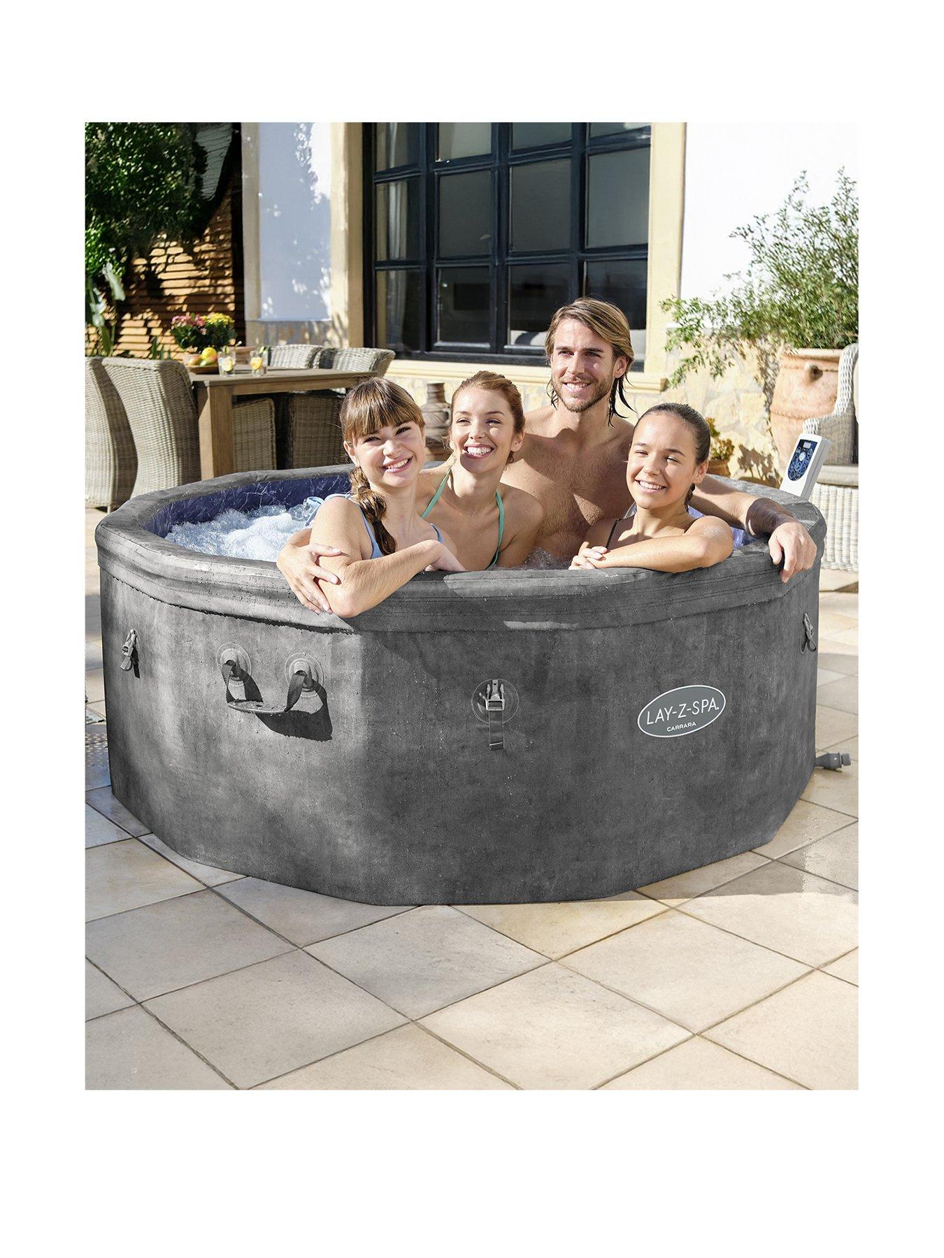 undefined Carrara ThermaCore UltraFit Smart AirJet 6 Grey Stone Round (4-6 adults)