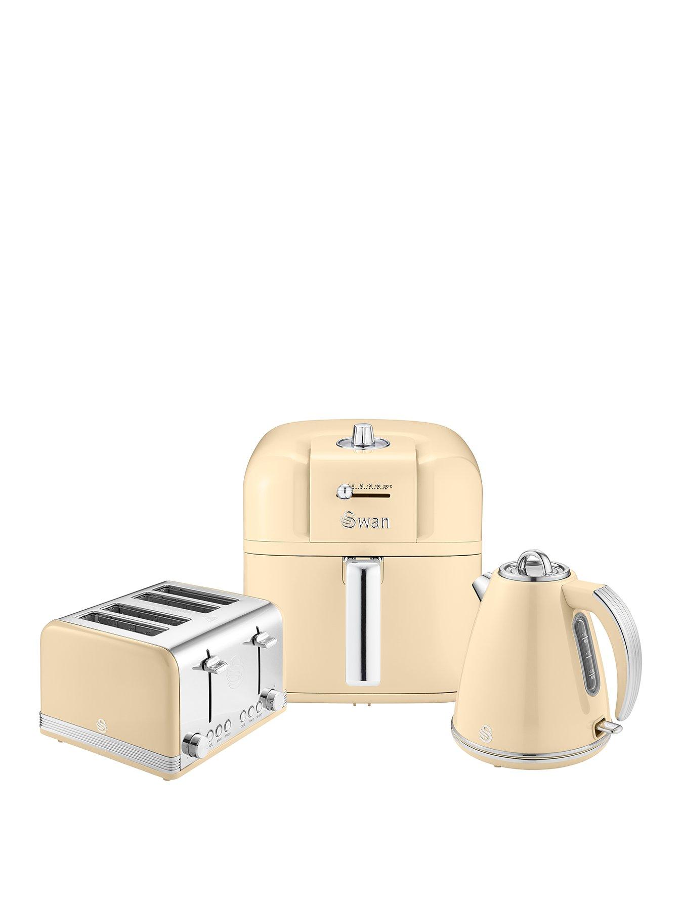 Image 1 of 7 of Swan Swan Retro Kitchen Set, Cream