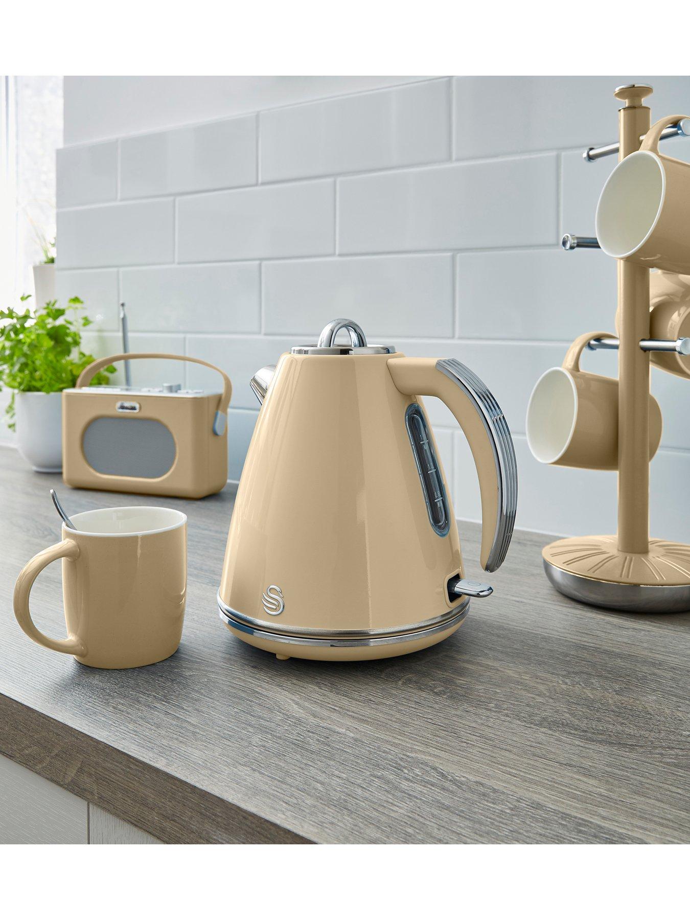 Image 2 of 7 of Swan Swan Retro Kitchen Set, Cream