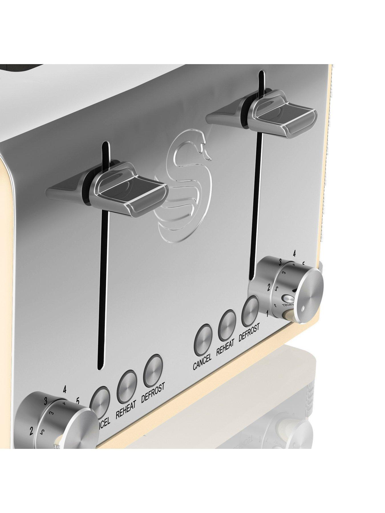 Image 6 of 7 of Swan Swan Retro Kitchen Set, Cream