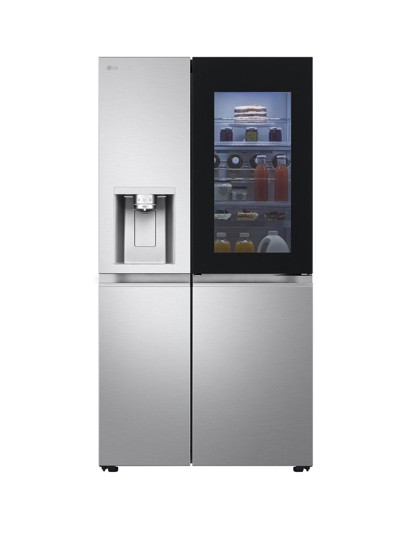 lg-lg-gsxe90bsad-628l-smart-inverter-american-style-fridge-freezer-brushed-steel