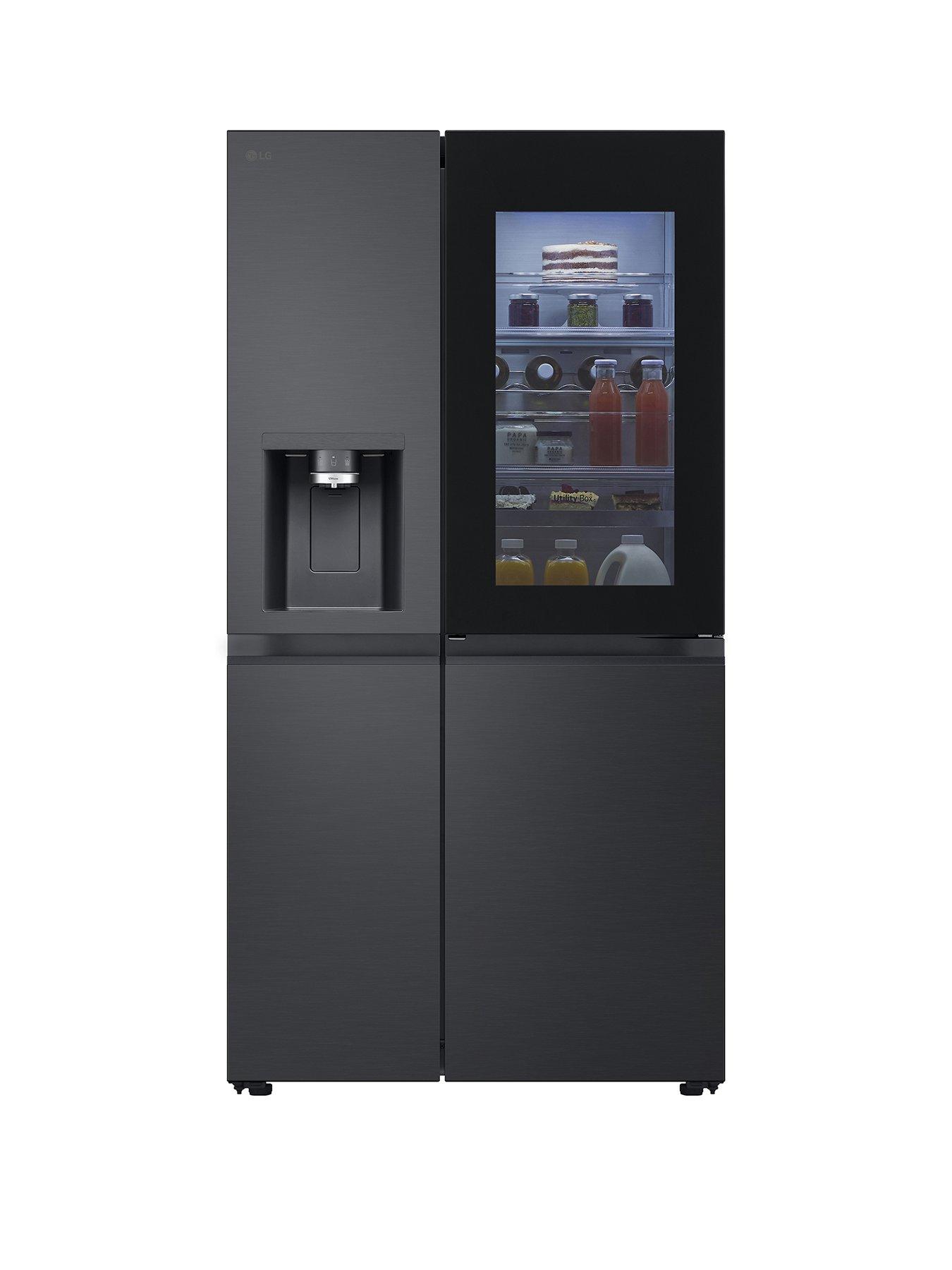 lg-lg-gsxe90evad-628l-smart-inverter-american-style-fridge-freezer-essence-black-steel