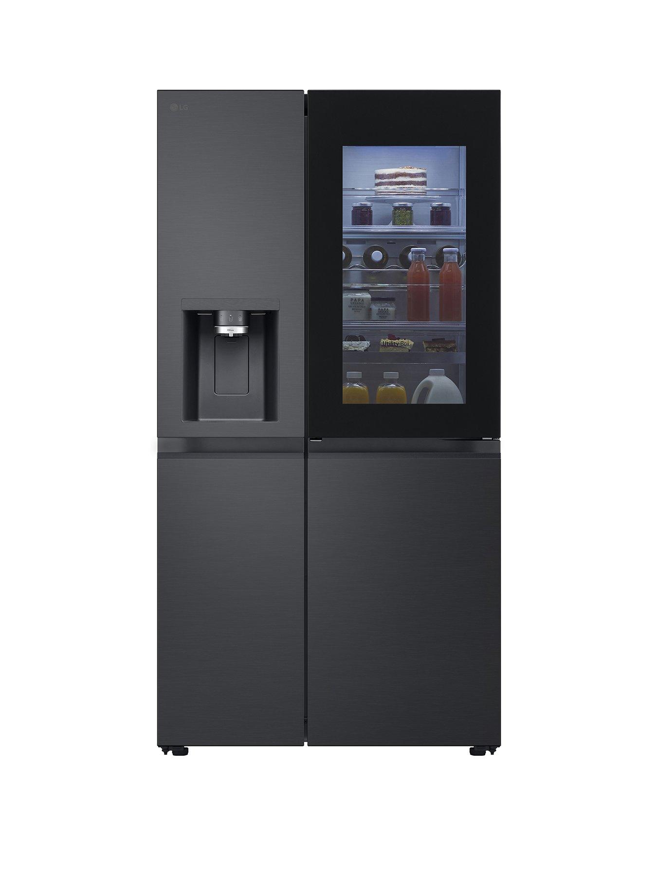 lg-lg-gsxe91evad-628l-smart-inverter-american-style-fridge-freezer-essence-black-steel