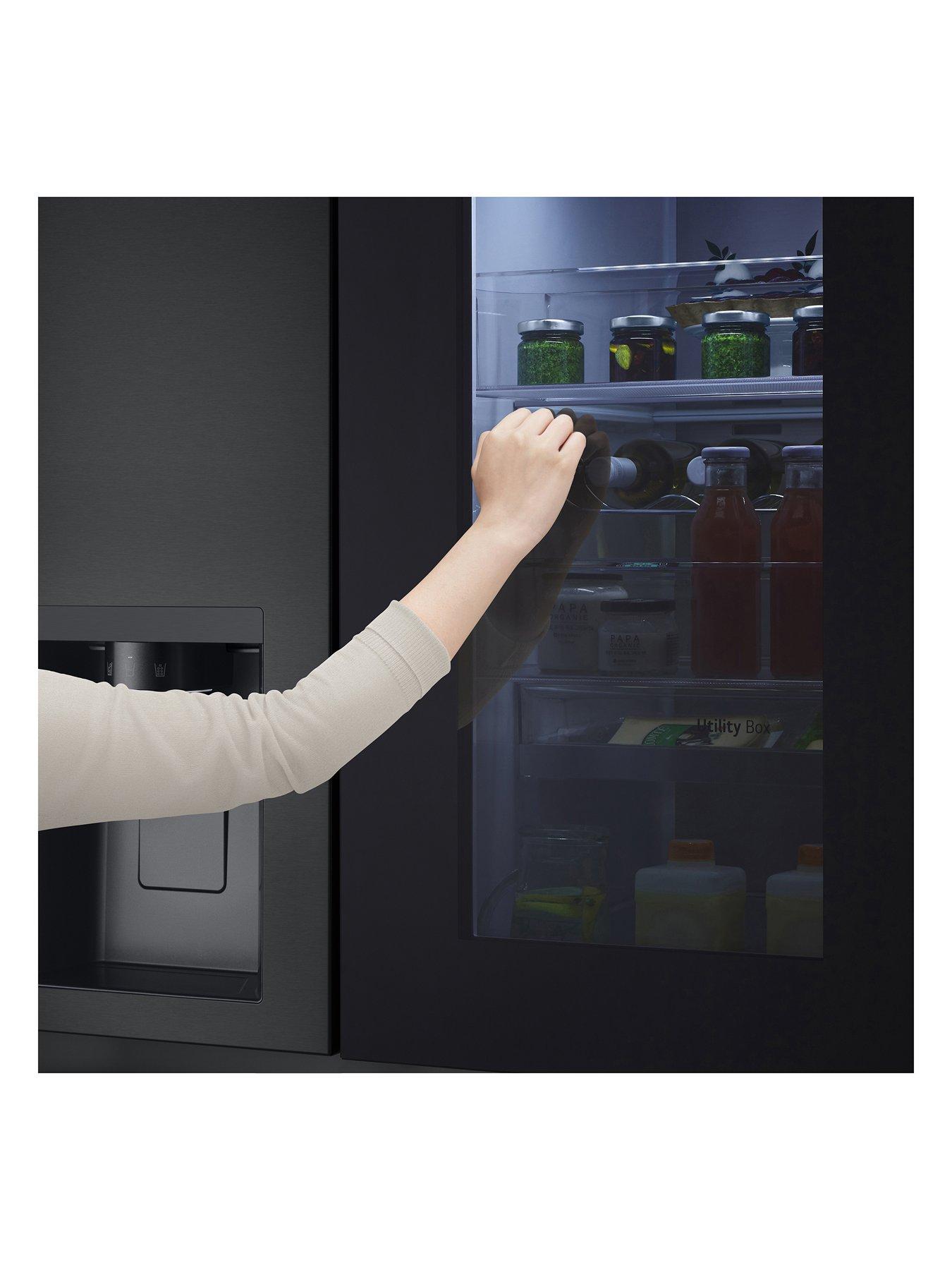 lg-lg-gsxe91evad-628l-smart-inverter-american-style-fridge-freezer-essence-black-steeloutfit