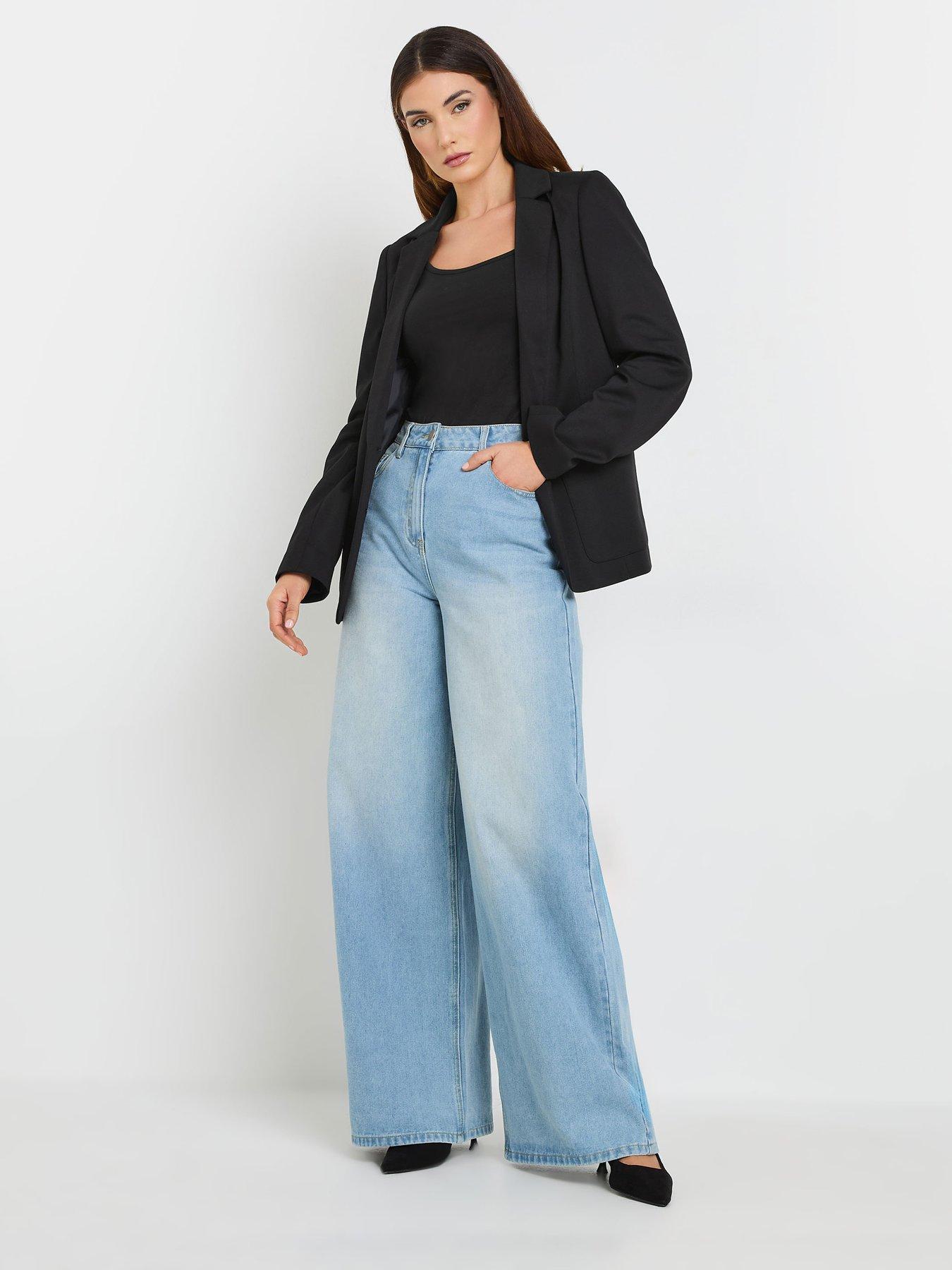 Image 3 of 4 of PixieGirl Tall Ponte Blazer - Black