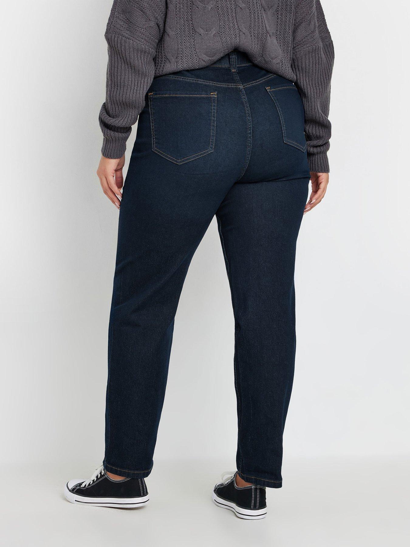 yours-curve-ruby-straight-leg-jeans-30-bluestillFront