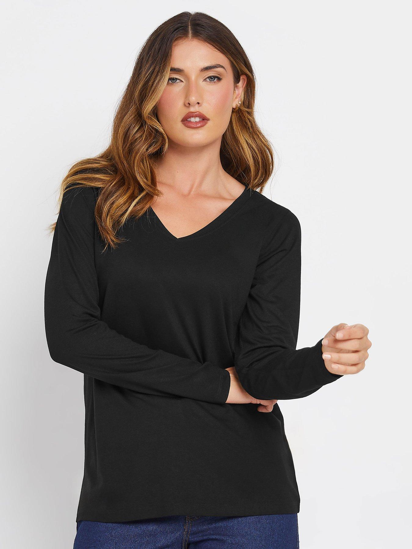 Long Tall Sally Tall Long Sleeve T-shirt - Black