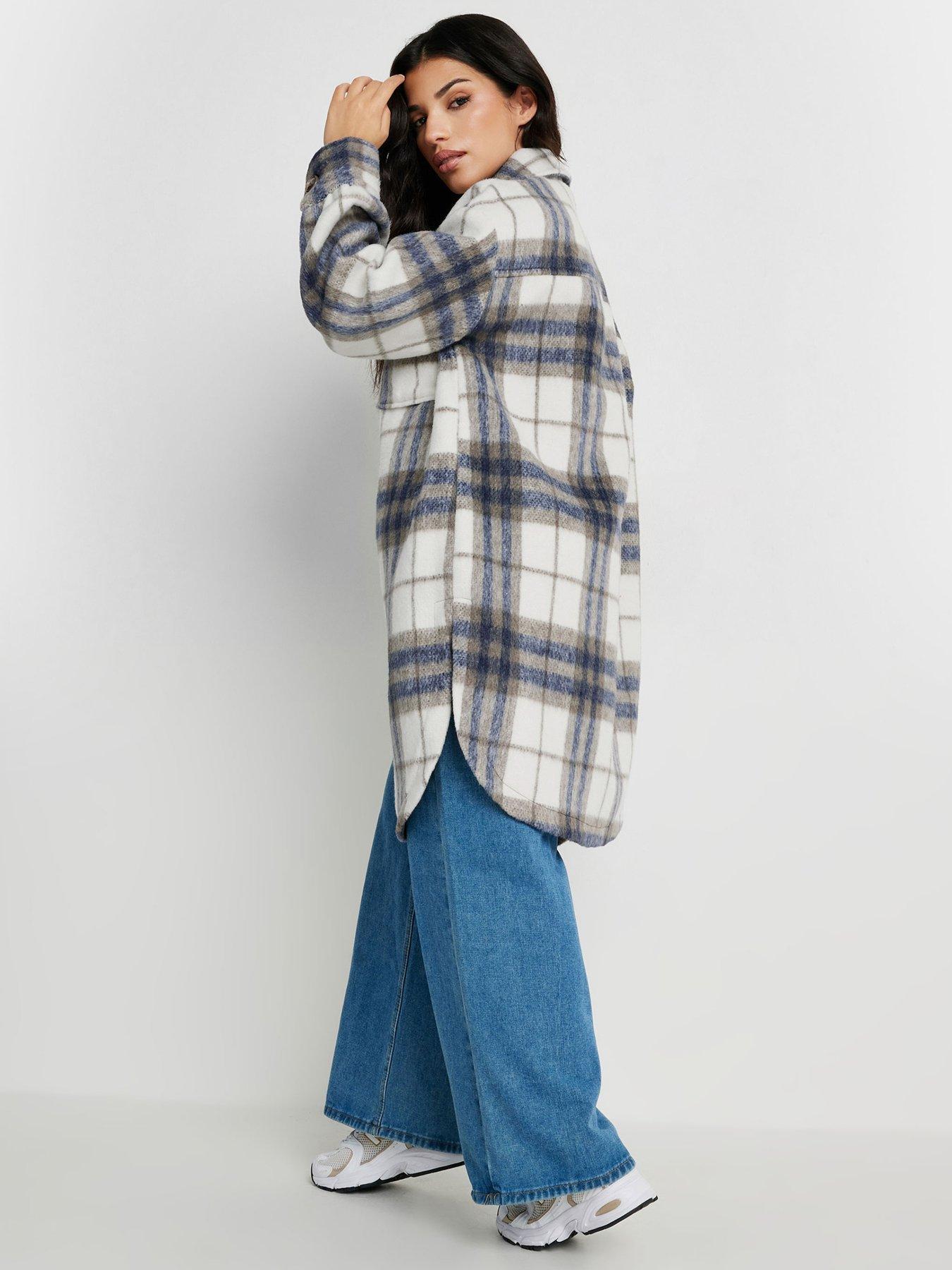 pixiegirl-petite-check-longline-shacket-bluestillFront