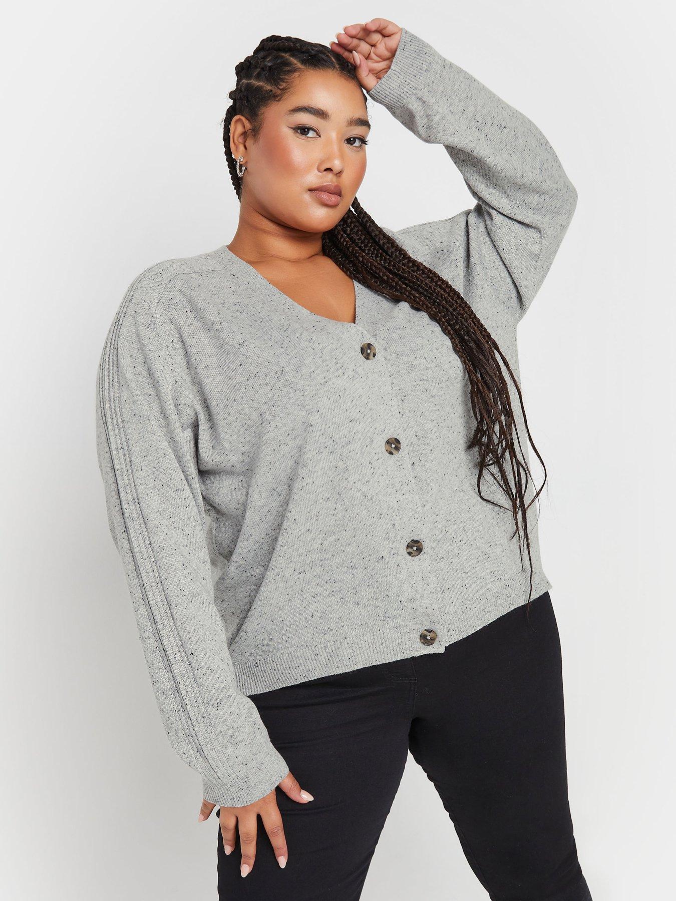 yours-curve-button-thru-cardi-grey