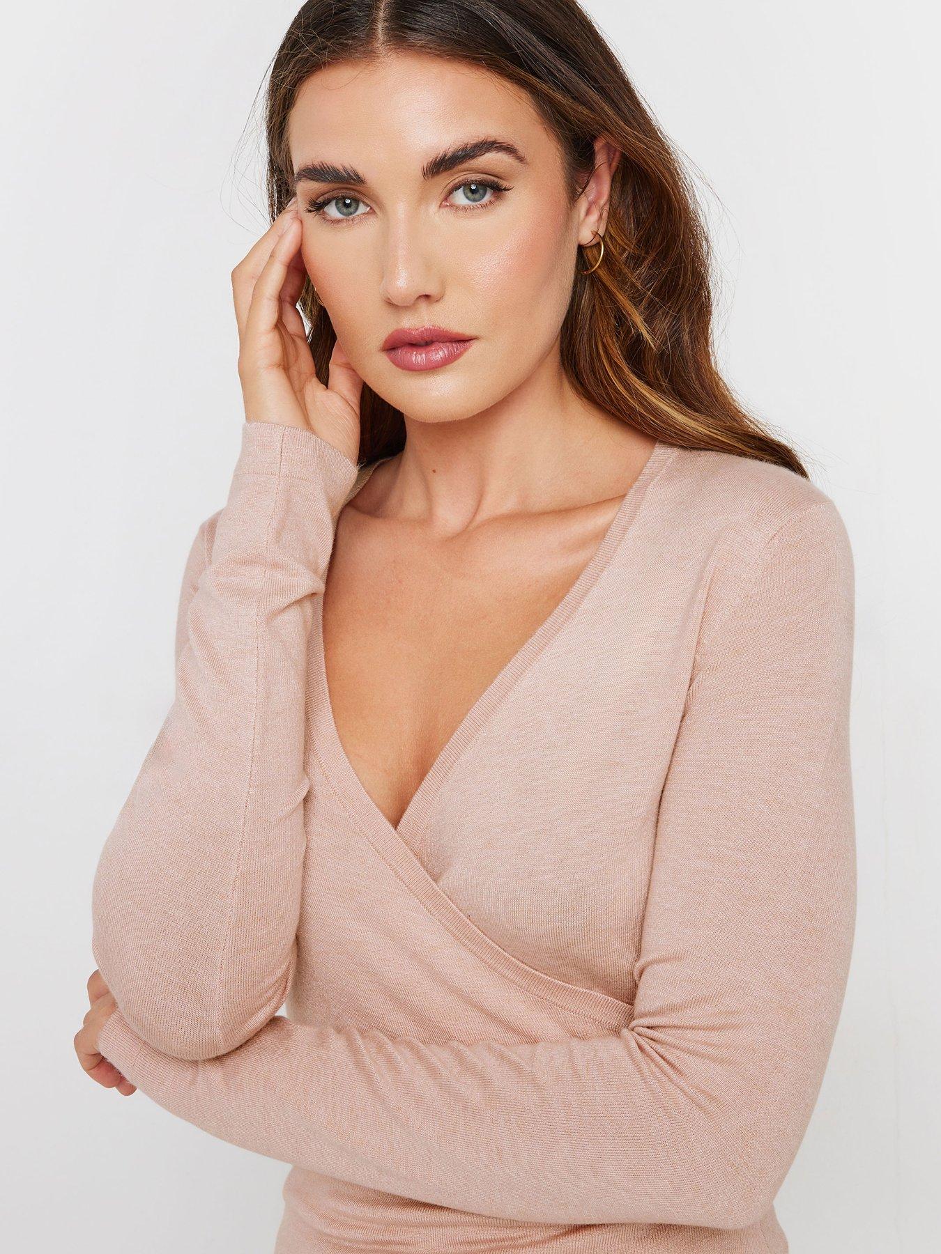pixiegirl-tall-fine-gauge-wrap-top-pinkoutfit