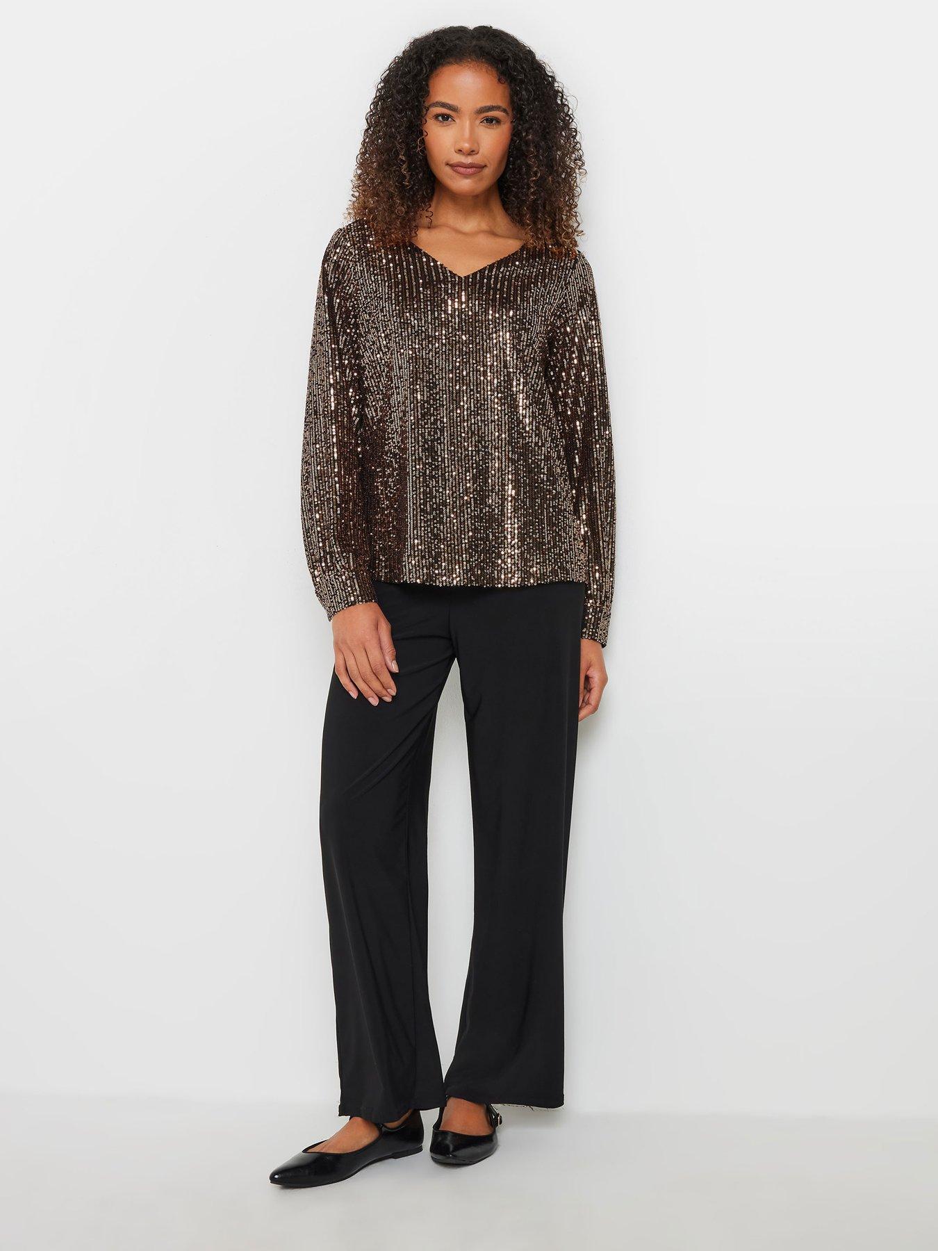 pixiegirl-v-neck-long-sleeve-sequin-topback