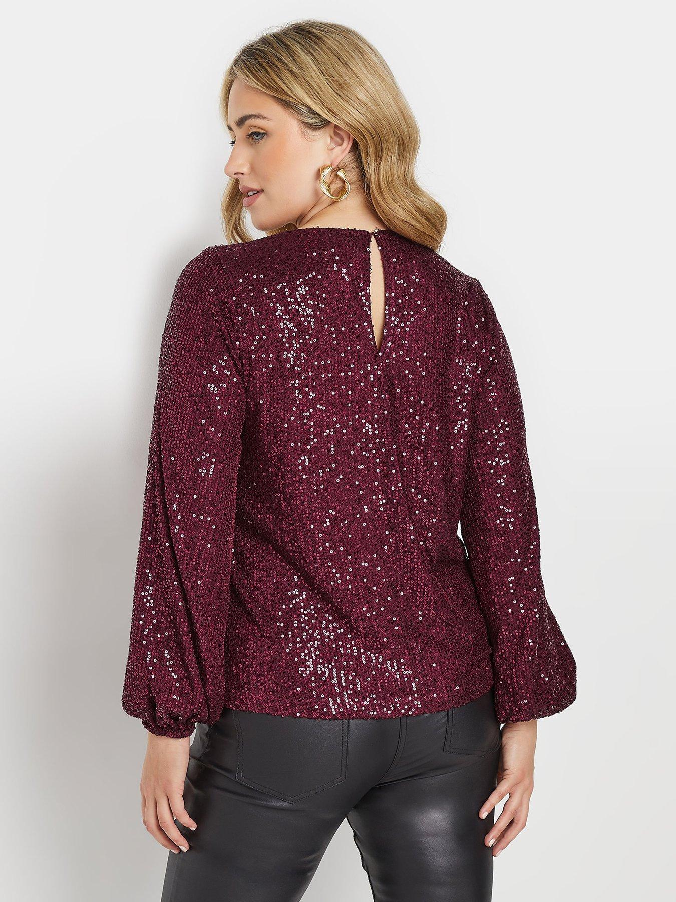 pixiegirl-keyhole-sequin-long-sleeve-topstillFront