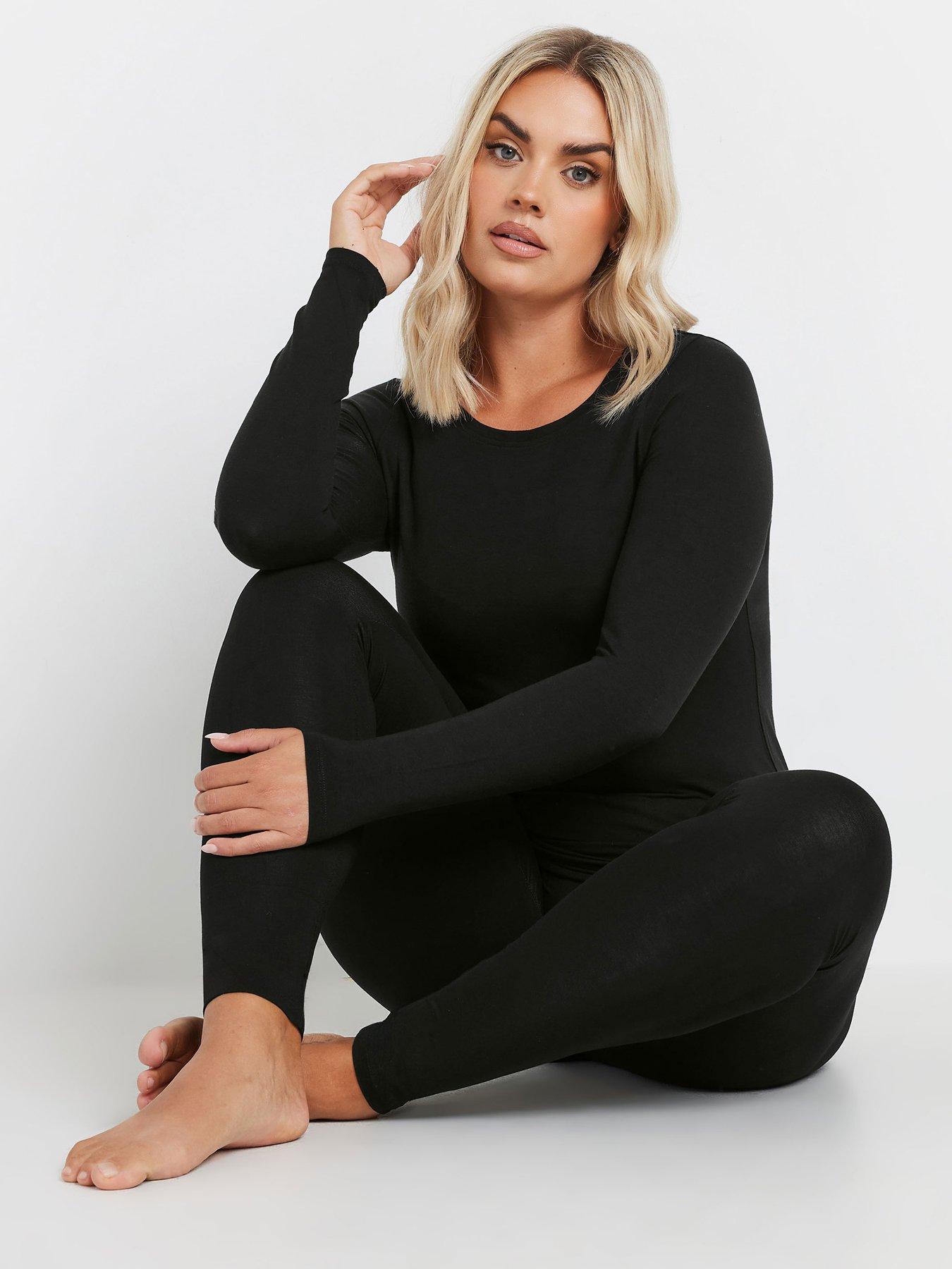 yours-curve-thermal-heat-long-sleeve-top-blackoutfit