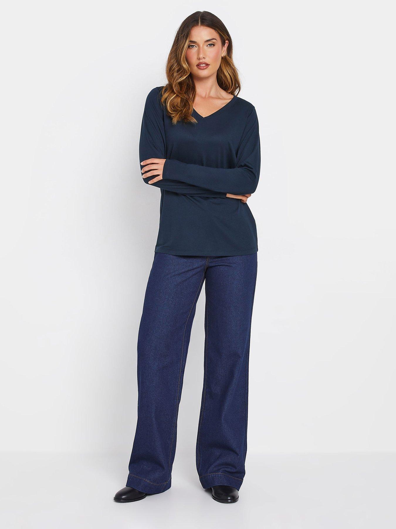 Long Tall Sally Sleeve T-Shirt - Blue