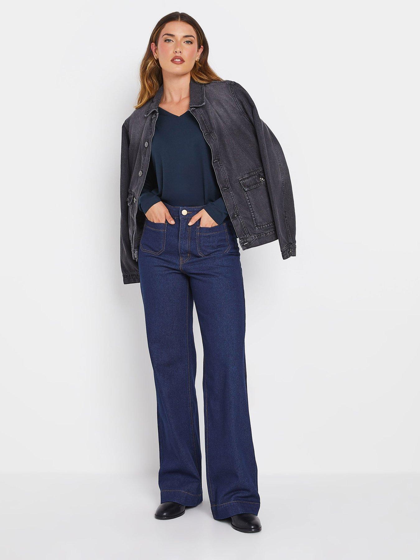 Image 3 of 4 of Long Tall Sally Sleeve T-Shirt - Blue