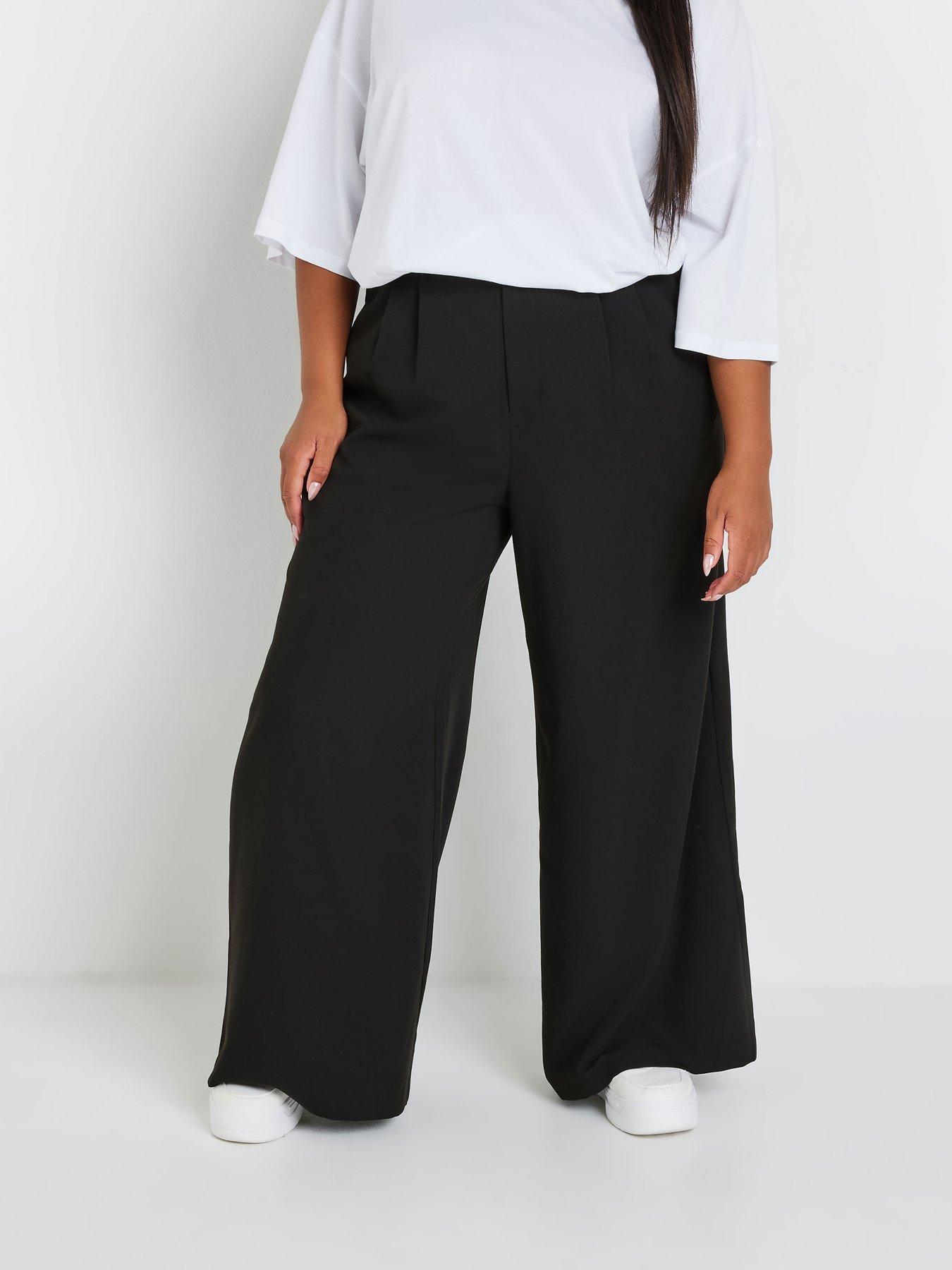 yours-curve-dad-trouser-black